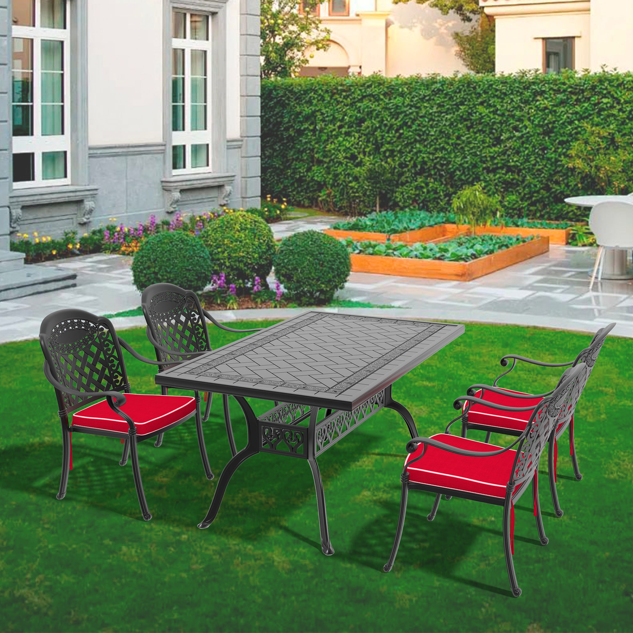Kahomvis NICE-QP1092-081 Patio-Dining-Sets - View #3