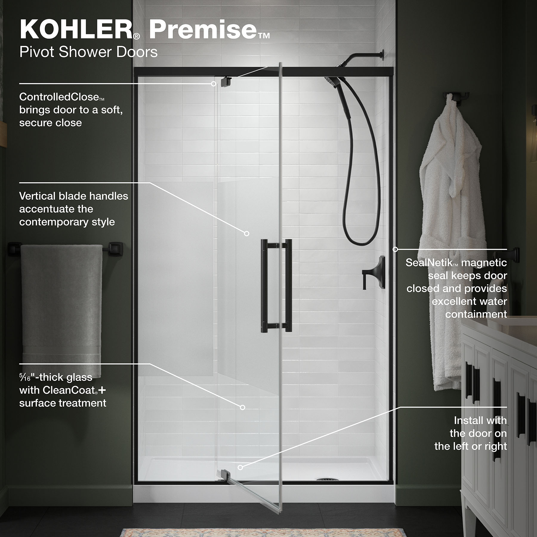 KOHLER 702478-8G81-BL Shower-Doors - View #6