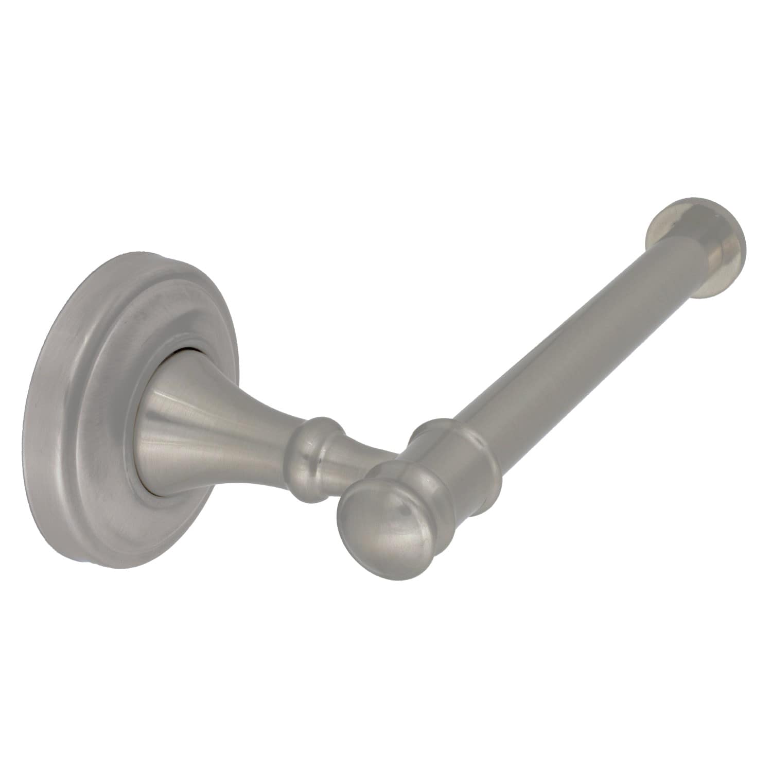 ARISTA BA3802-TPH-SN Edgerton Satin Nickel Wall mount Single post Toilet Paper Holder 1 -Rolls with Storage