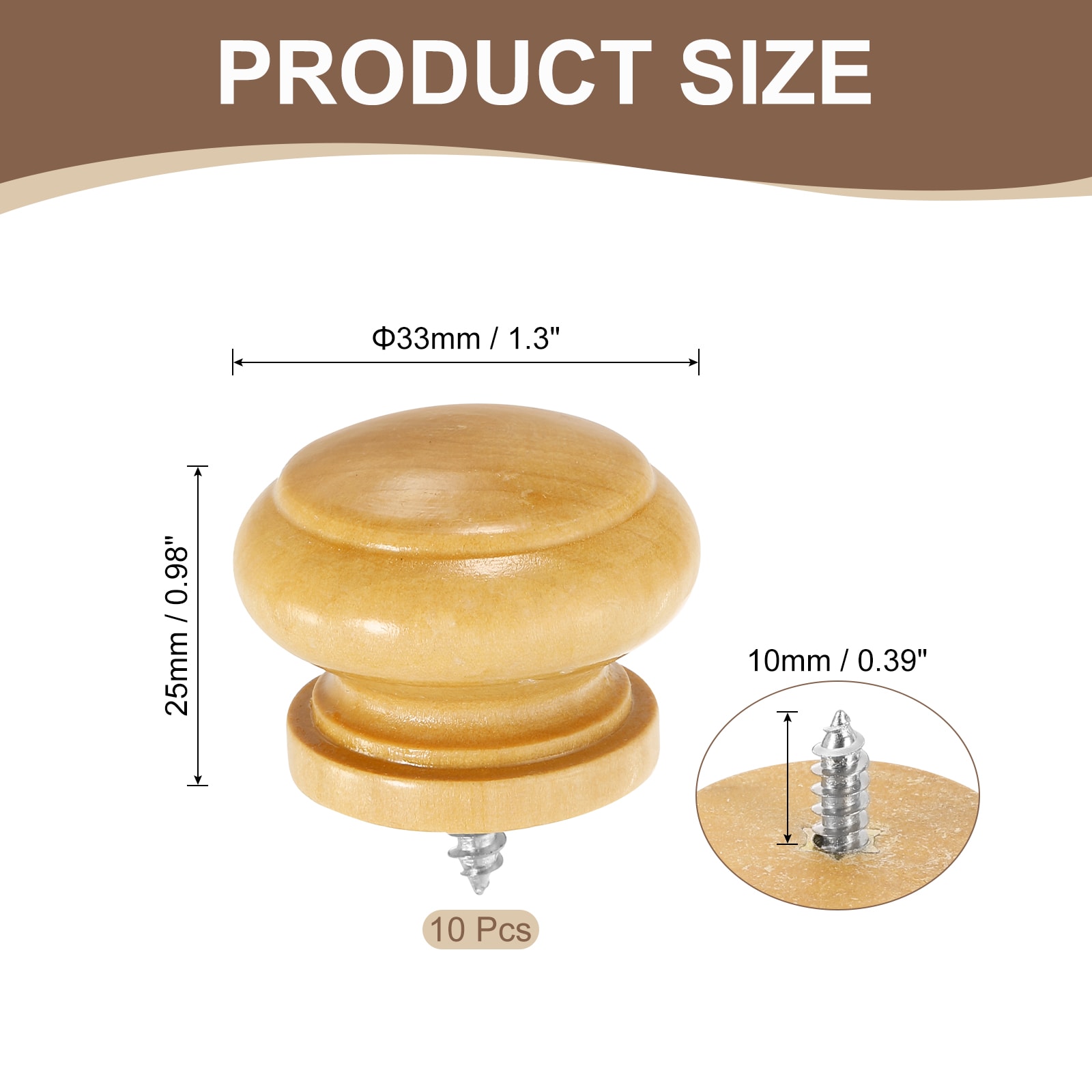 Unique Bargains S25093000UX4287 Cabinet-Pulls - View #2