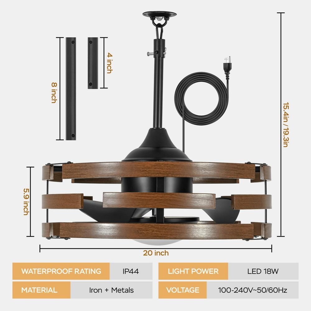 TALOYA TLY-MF1175-F-S Ceiling-Fans - View #3