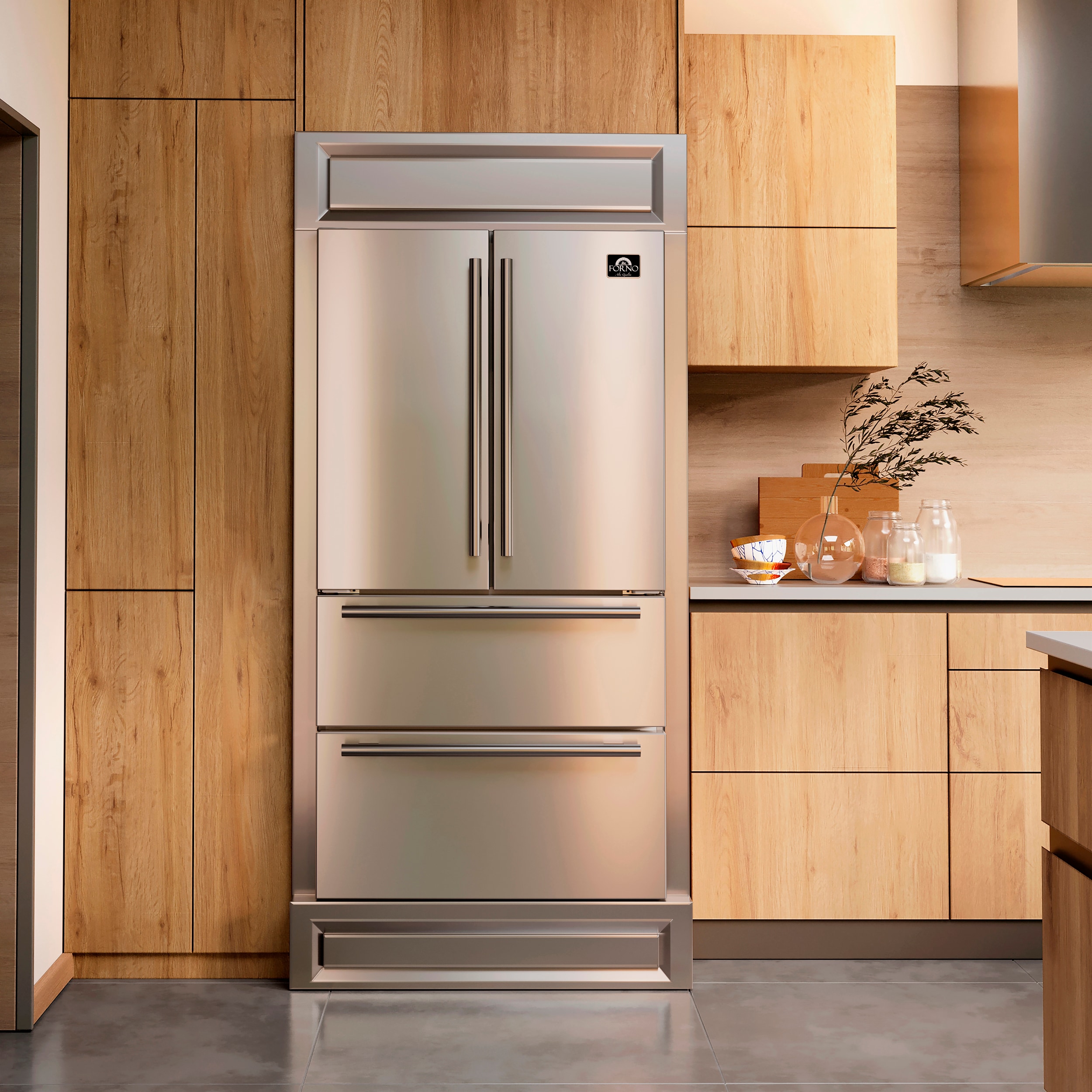 FORNO FFRBI1820-40MG French-Door-Refrigerators - View #11