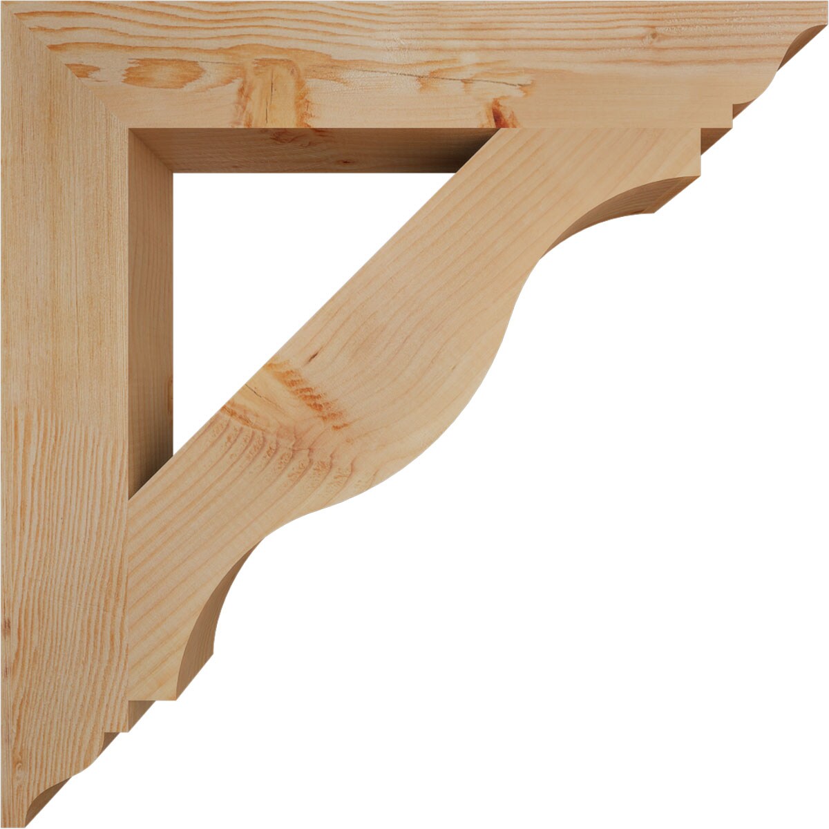 Ekena Millwork BKT04X26X26FST01SDF Exterior-Brackets-Braces - View #3