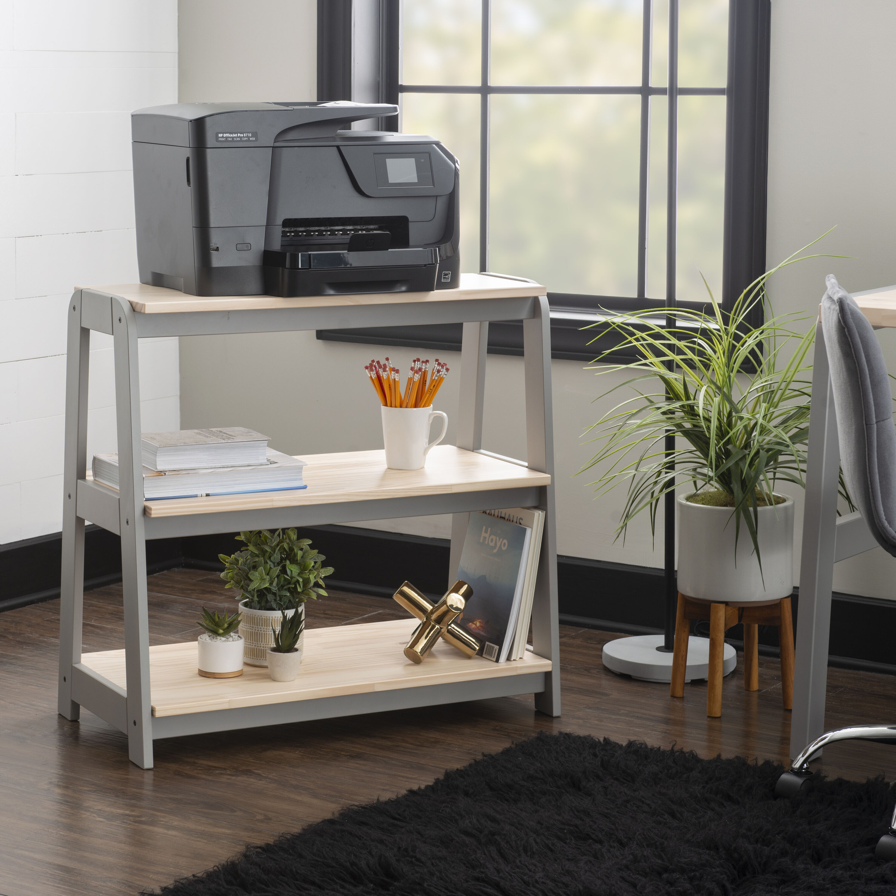 Linon BK228GRY01U bookcases - View #2