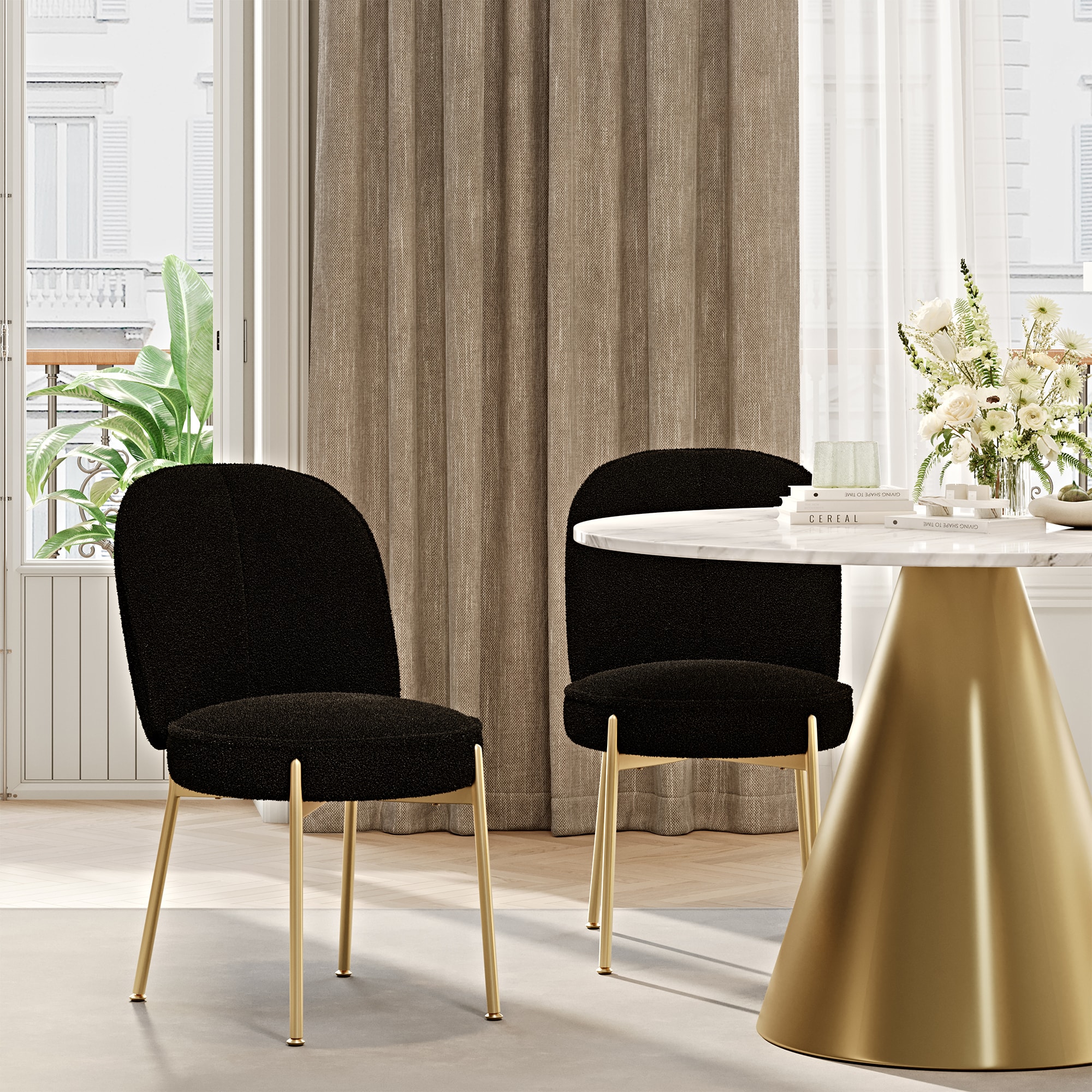 Clihome CL-R3WHBGDM08 Dining-Sets - View #3