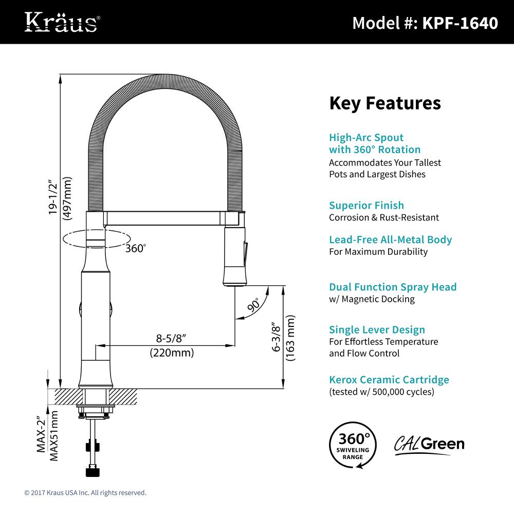 Kraus KBU14E-1640-42CH Kitchen-Sinks - View #8