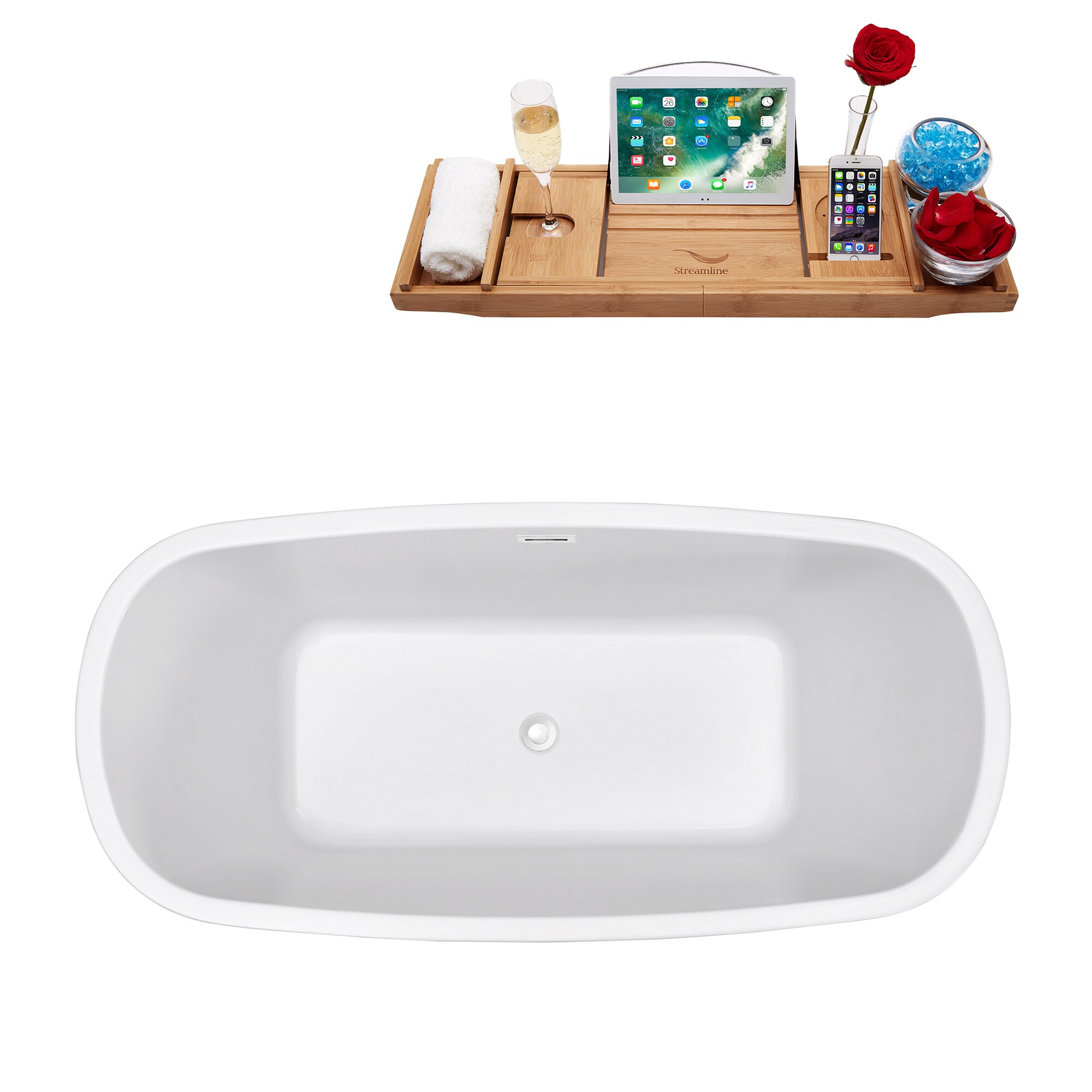 Streamline N780WH bathtubs - View #4