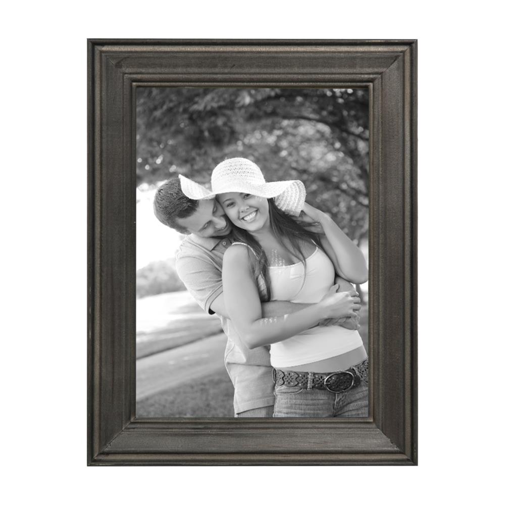 Kate and Laurel Multi/Gray Wood Picture Frame (4-in x 6-in) in the Picture  Frames department at