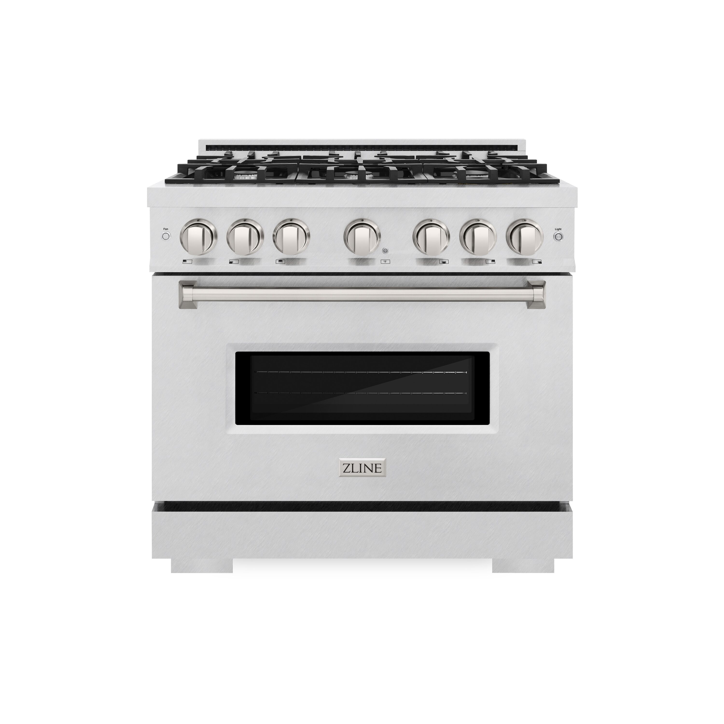 ZLINE KITCHEN & BATH CGRS-36 Classic 36-in 6 burners 5.2-cu ft Convection Oven Freestanding Liquid Propane Gas Range ( Fingerprint Resistant Stainless Steel )