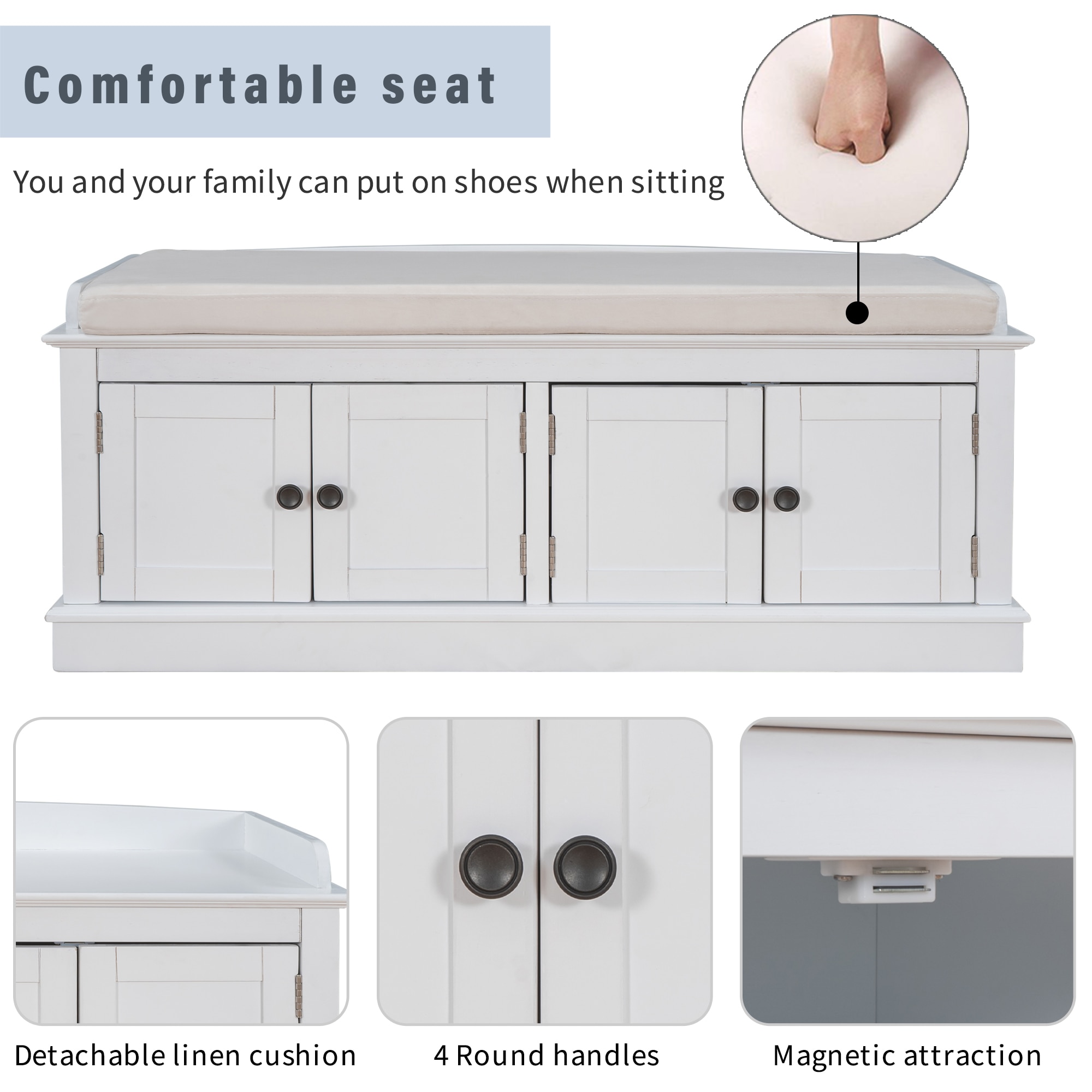 ModernLuxe WF284227AAK bench - View #3