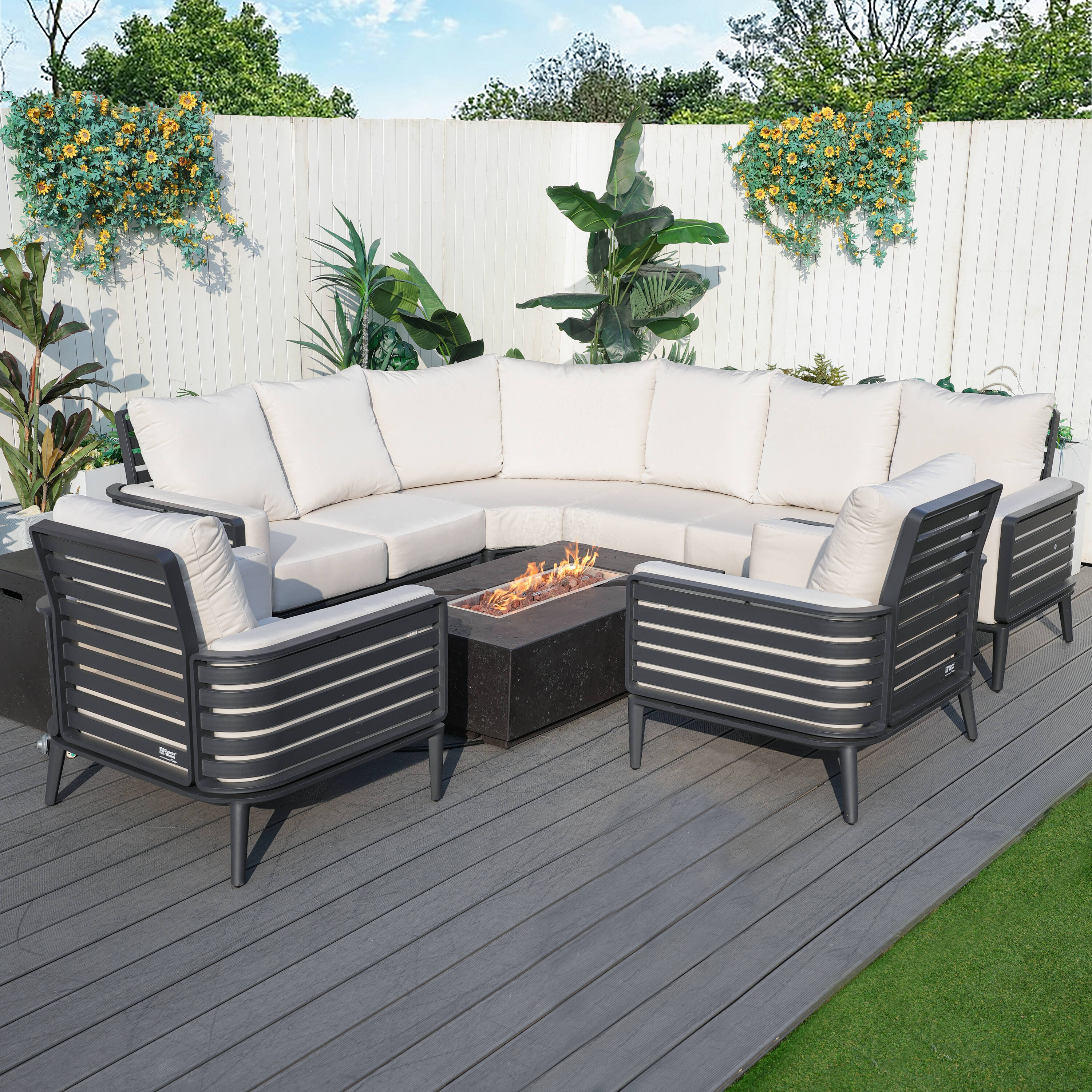 Direct Wicker DWG-2351&24913BK Patio-Conversation-Sets - View #6