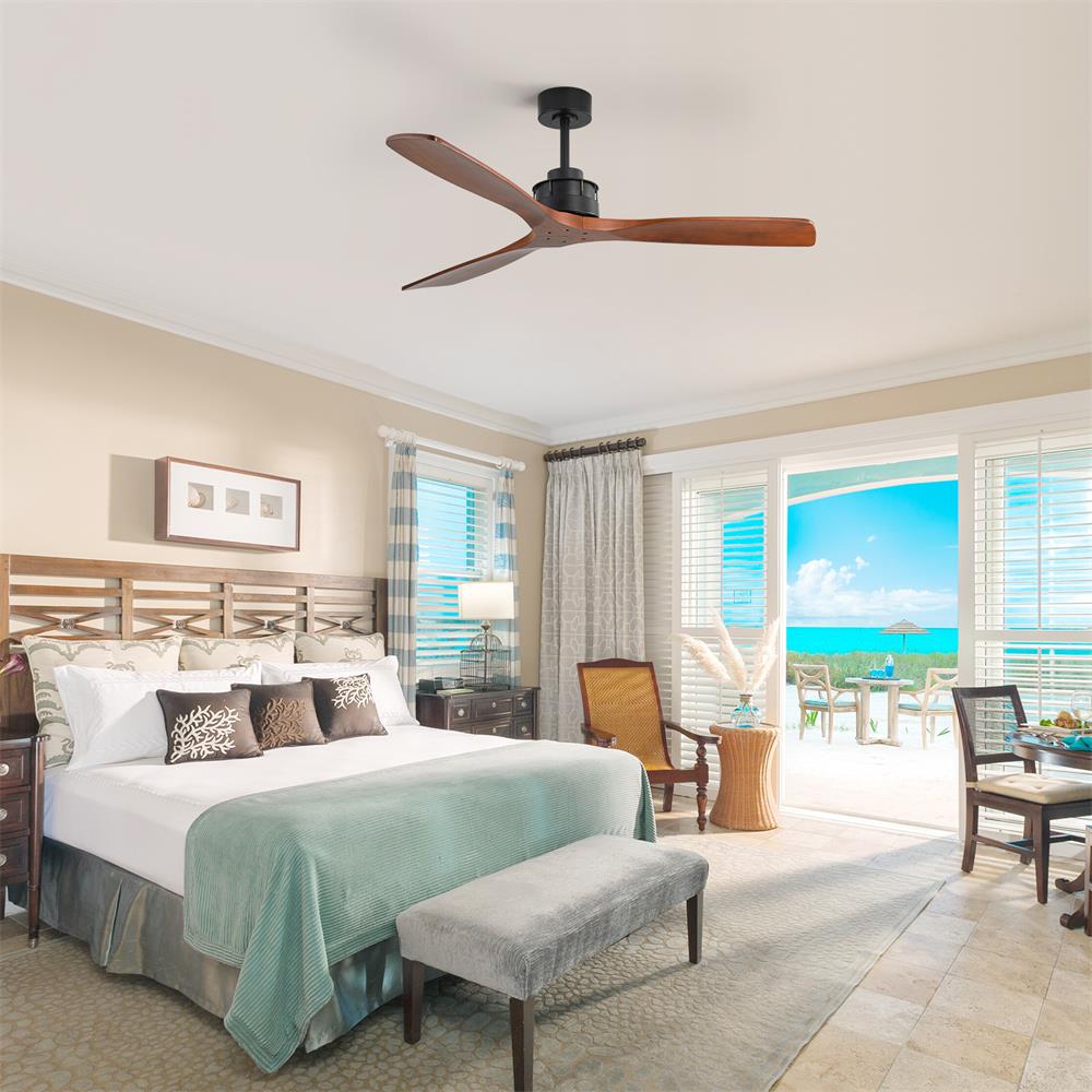 Sofucor LW-6005-1-BK-DC-WD Ceiling-Fans - View #3