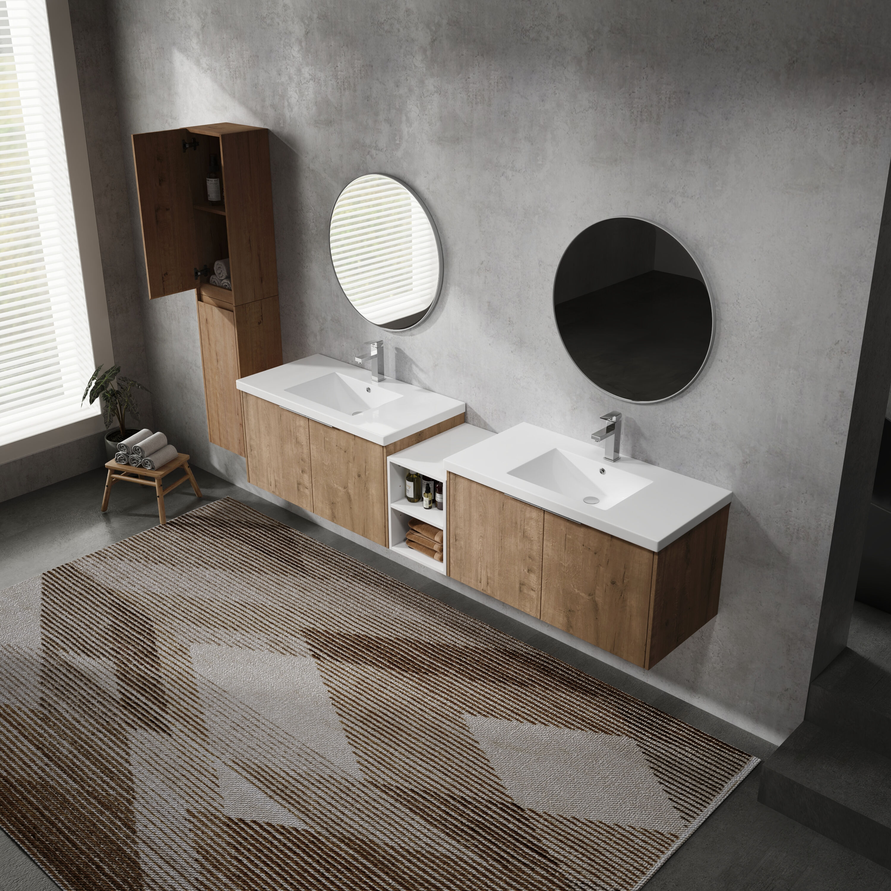 LOVMOR SF-J-W999S00233 Bath-Vanity-Combo - View #3