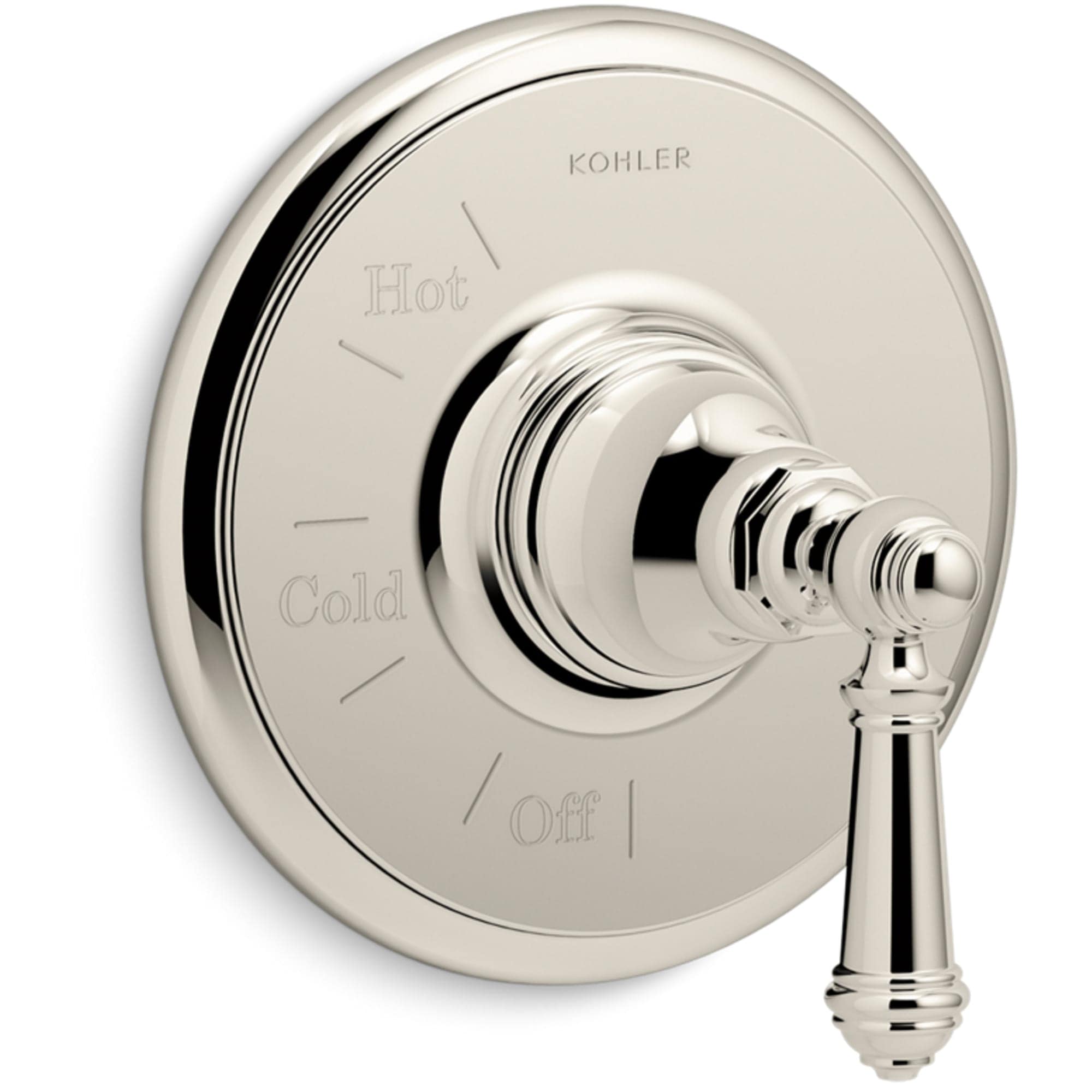 KOHLER TS72767-4-SN Vibrant Polished Nickel Lever Shower Faucet Handle