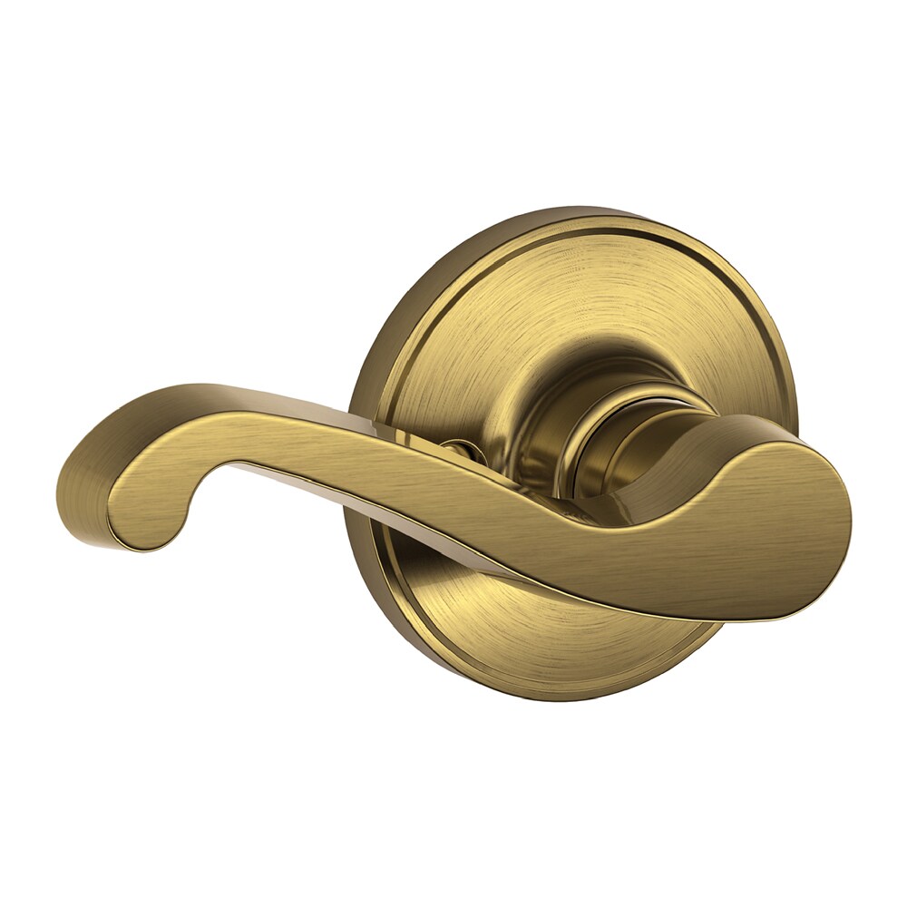 Schlage Accent Satin Brass Interior Hall/Closet Passage Door Handle