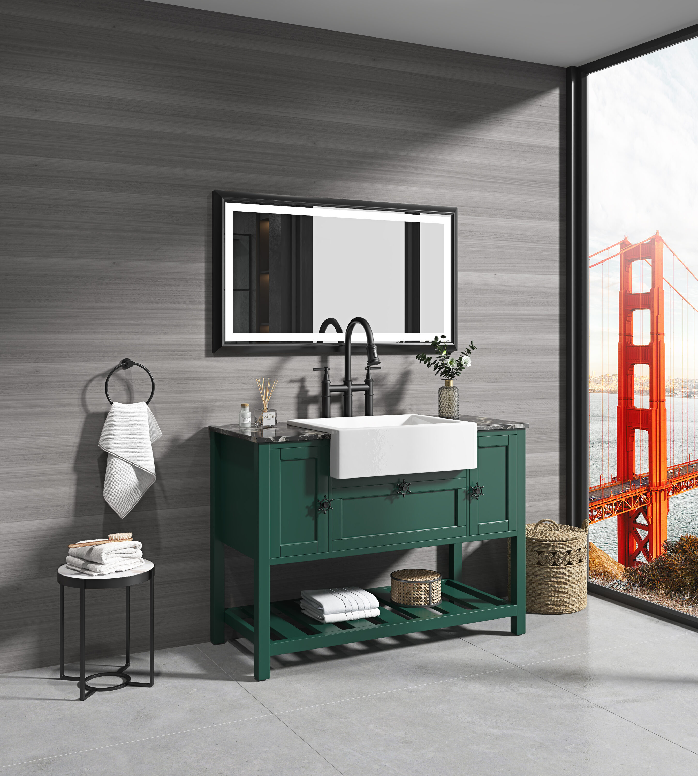 Vacolite KP-942DH Framed-Bath-Mirrors - View #4