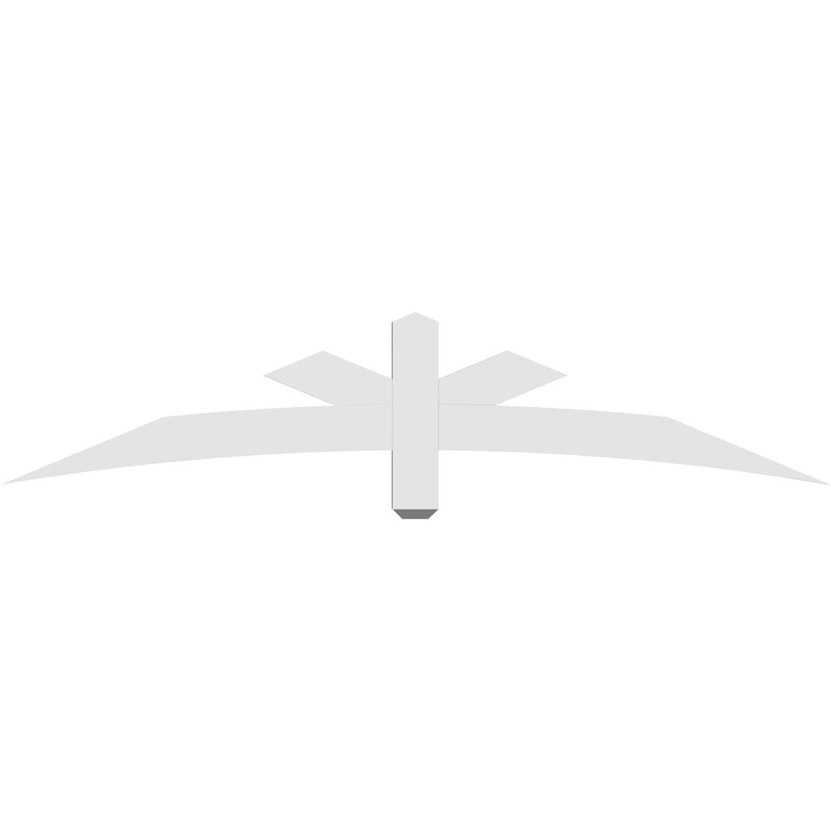 Ekena Millwork GBP072X15X0204ALB00 Exterior-Brackets-Braces - View #4
