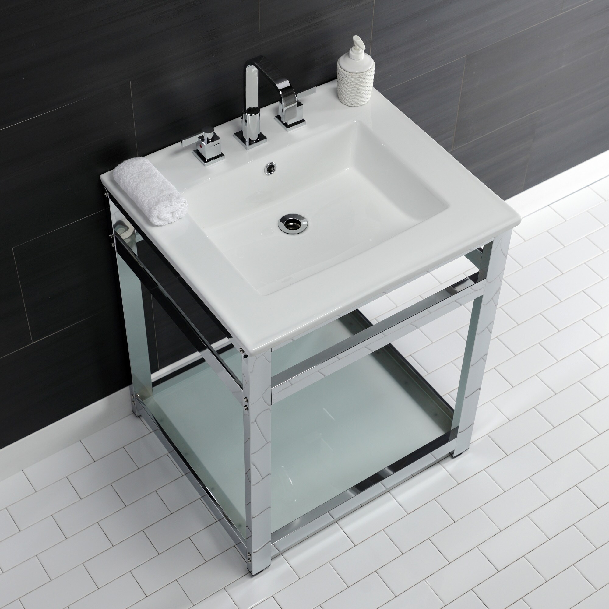 Kingston Brass WLVWP2522W8B1 Bath-Sink - View #7