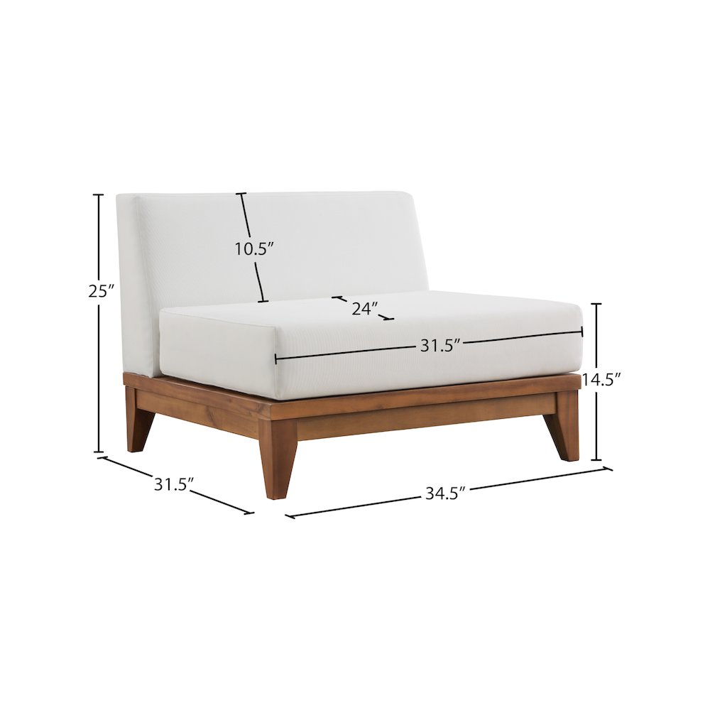 Meridian 389WHITE-ARMLESS Patio-Chairs - View #4