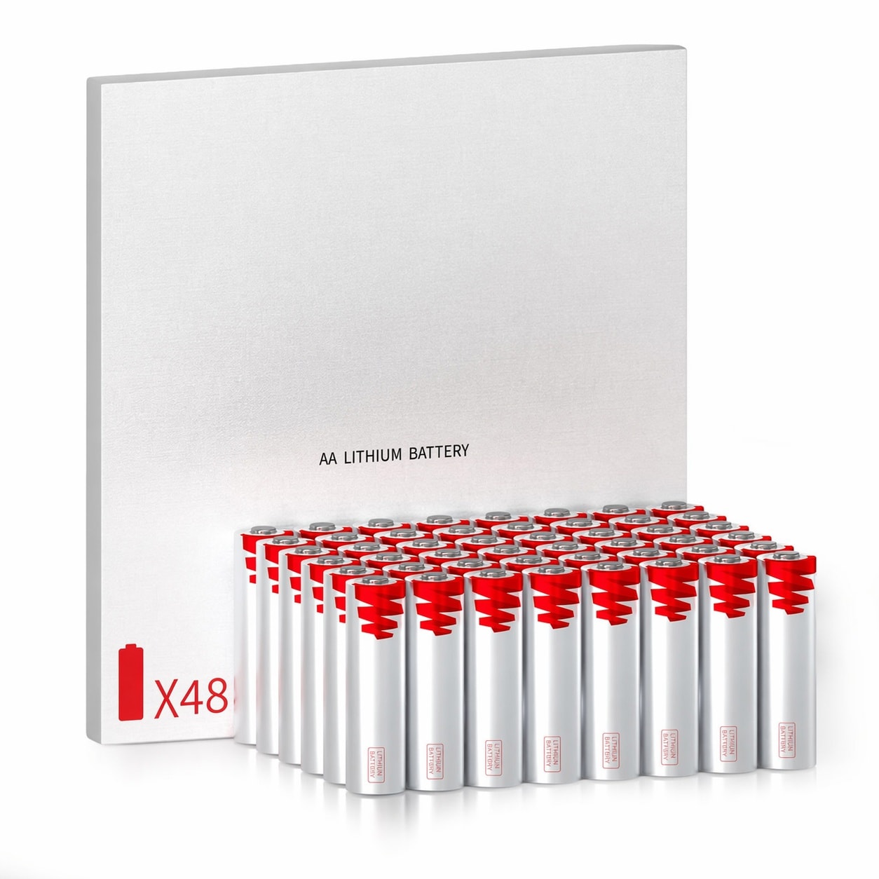 Etokfoks -  48 Pack AA 1 5V Long Lasting Power Cells for Flashlights Cameras Alarms and More 20 Y...