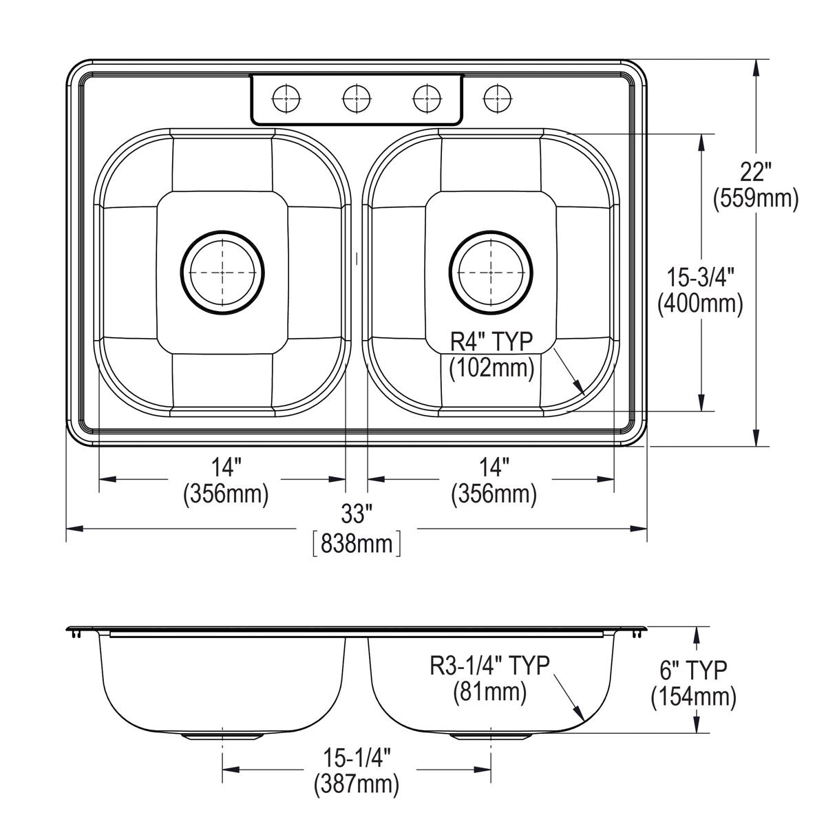 Elkay LWDB332264N Kitchen-Sinks - View #13
