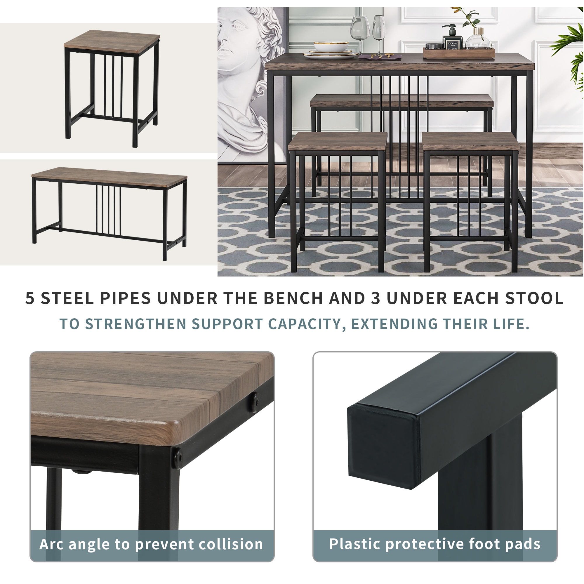 CASAINC TO-728-BR Dining-Sets - View #16