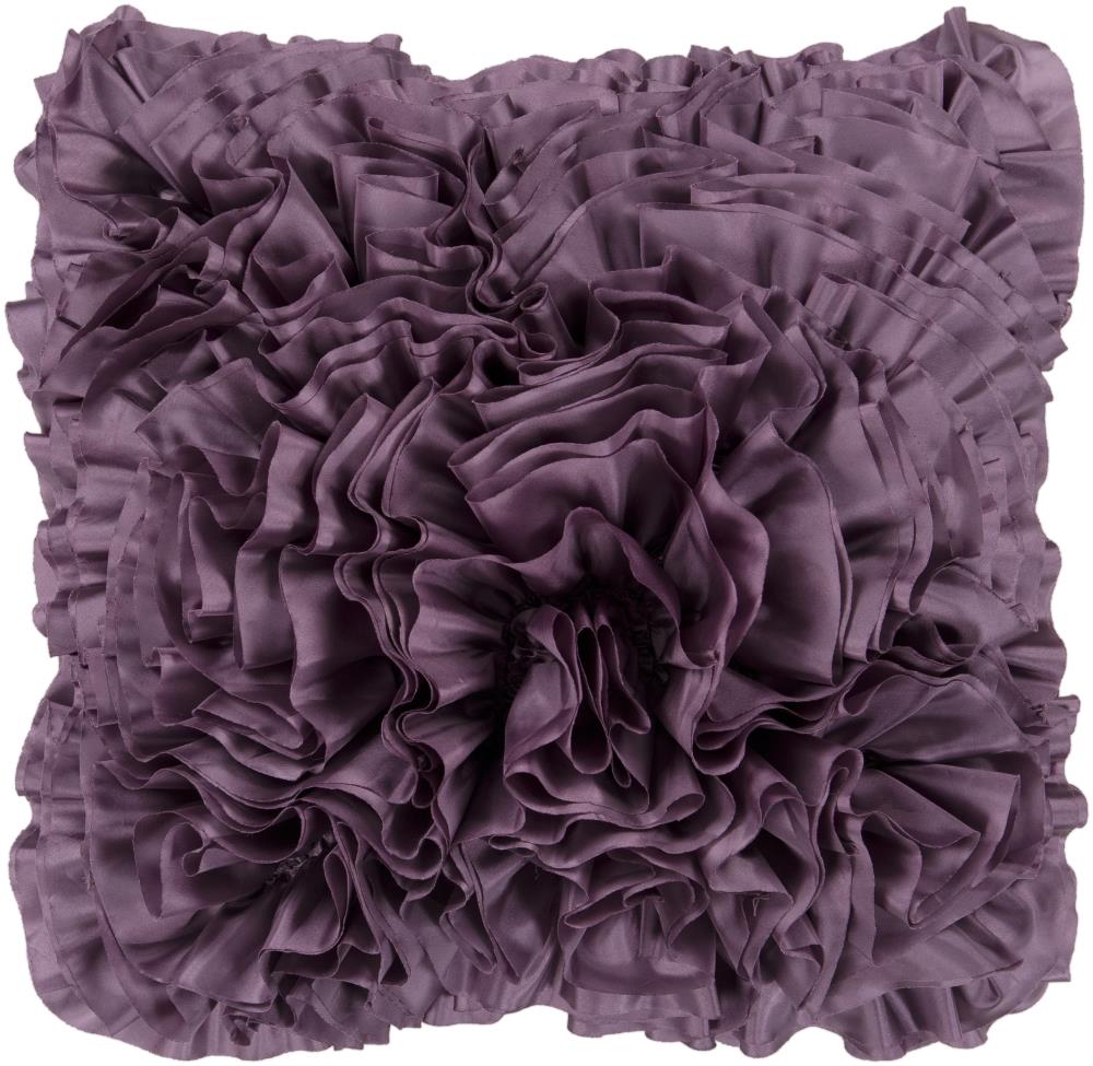 Surya BB035-2222D Prom 22-in x 22-in Bright Purple Indoor Decorative Pillow