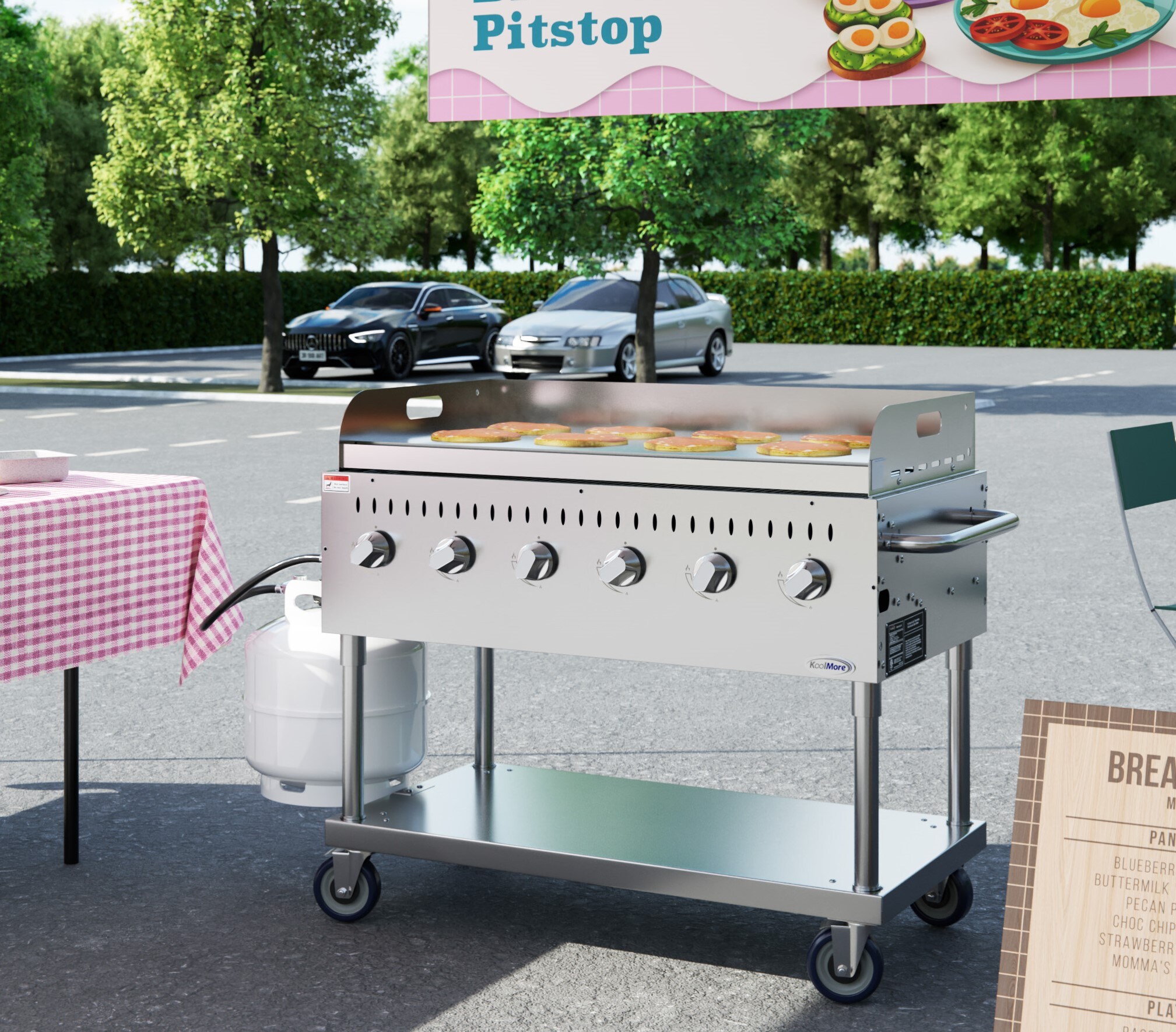 KoolMore LOW-CGKIT4-48G Gas-Grill - View #3