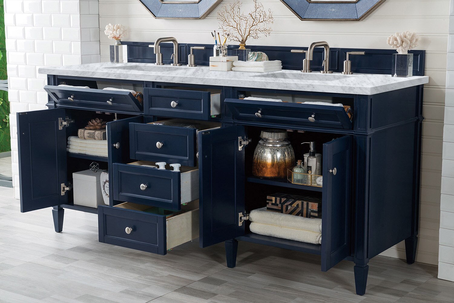 James Martin Vanities 650-V72-VBL-3CAR Bath-Vanity-Combo - View #4