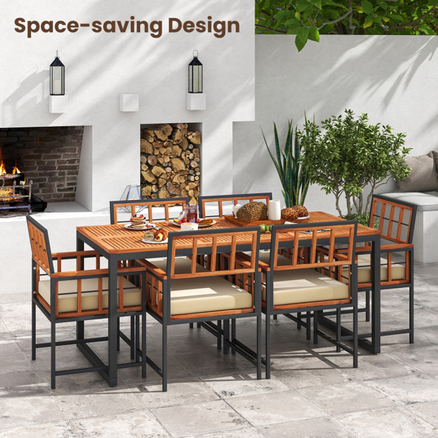 Dimakai DK-XG180DFE9 Patio-Dining-Sets - View #6