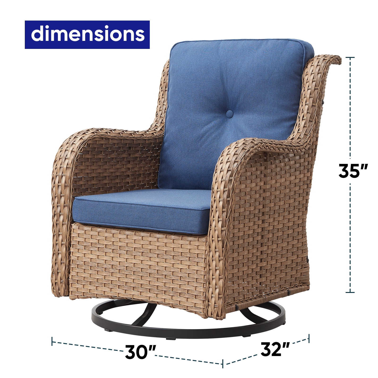 Rilyson FS110-1 Patio-Chairs - View #3