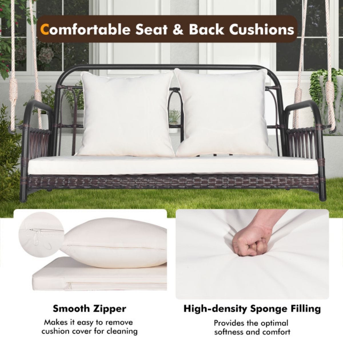 CESICIA YXW-23A Replace-Porch-Swing-Glider-Tops - View #5
