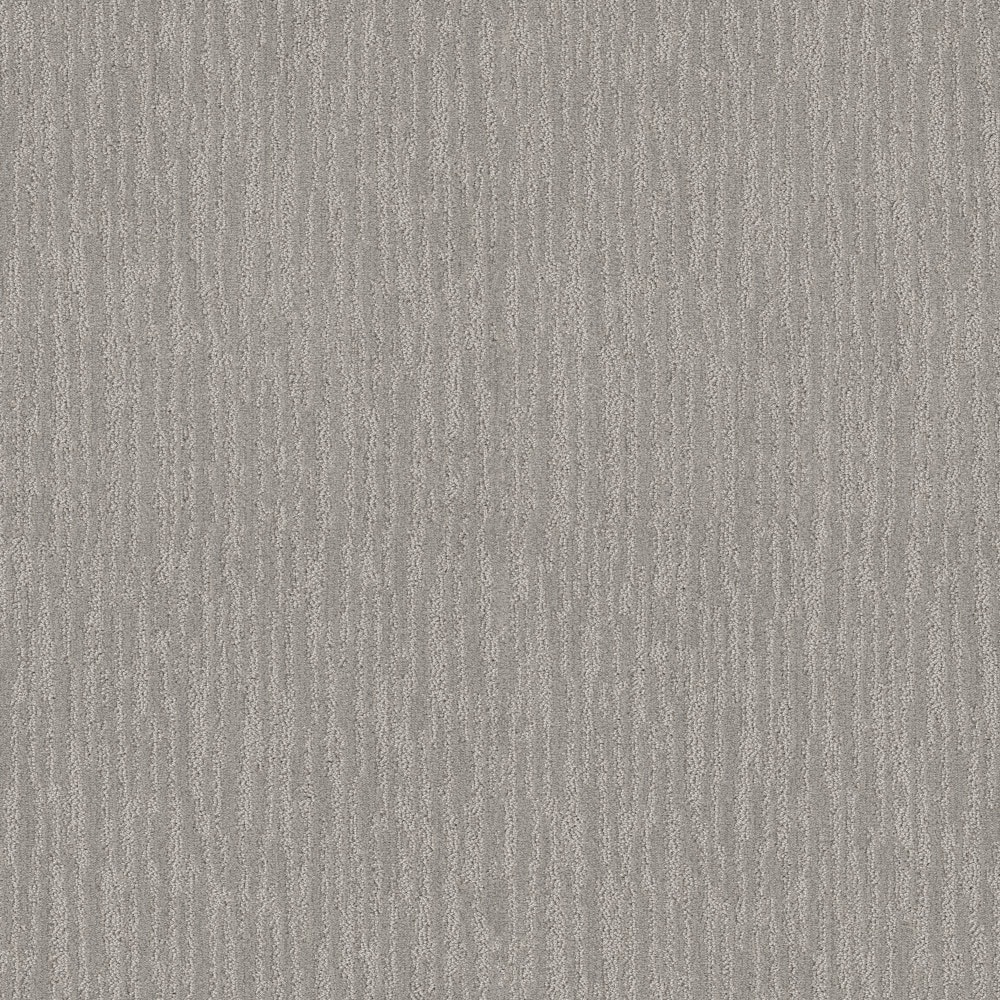 STAINMASTER PetProtect 7L948-556-SAMP (Sample) 8-in x 8-in with LeakDefense Kitty Couture Gravity Gray 34.1-oz sq yard Solution-dyed polyester Pattern Indoor Carpet