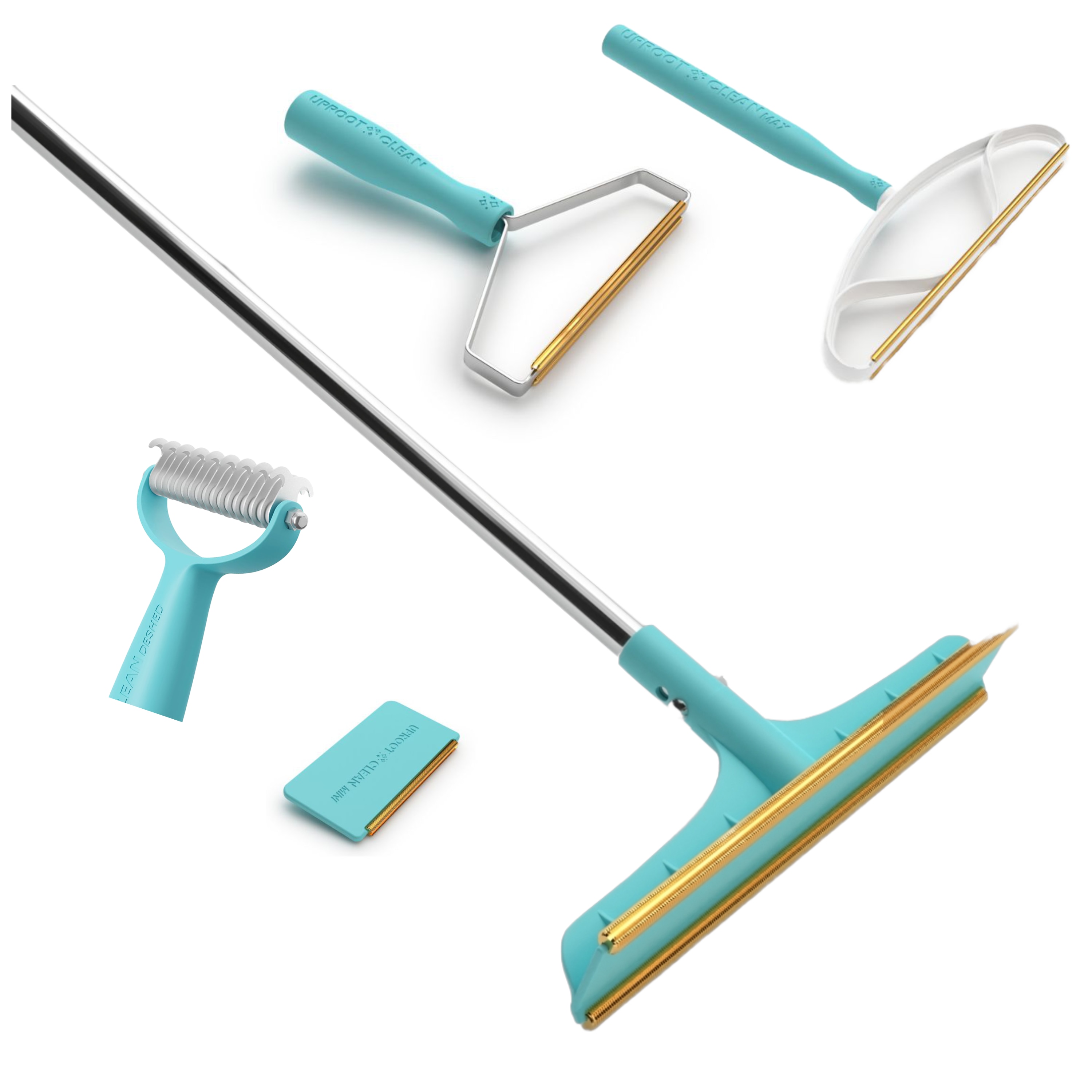 Uproot Clean UPROOT 5X SET Dog/Cat Grooming kit ( Green )