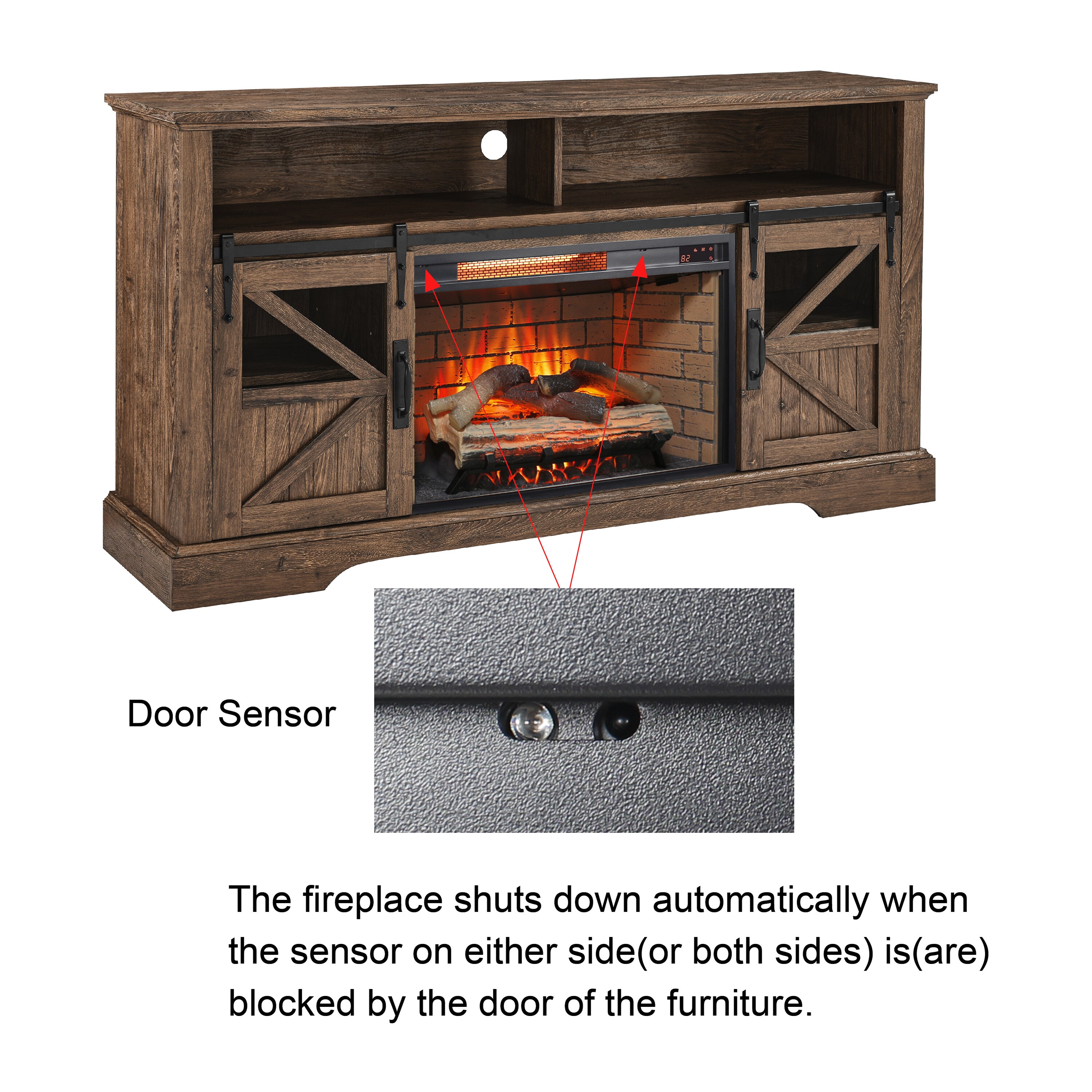LUXEYARD DS-R-69S005 Electric-Fireplace-Logs - View #5