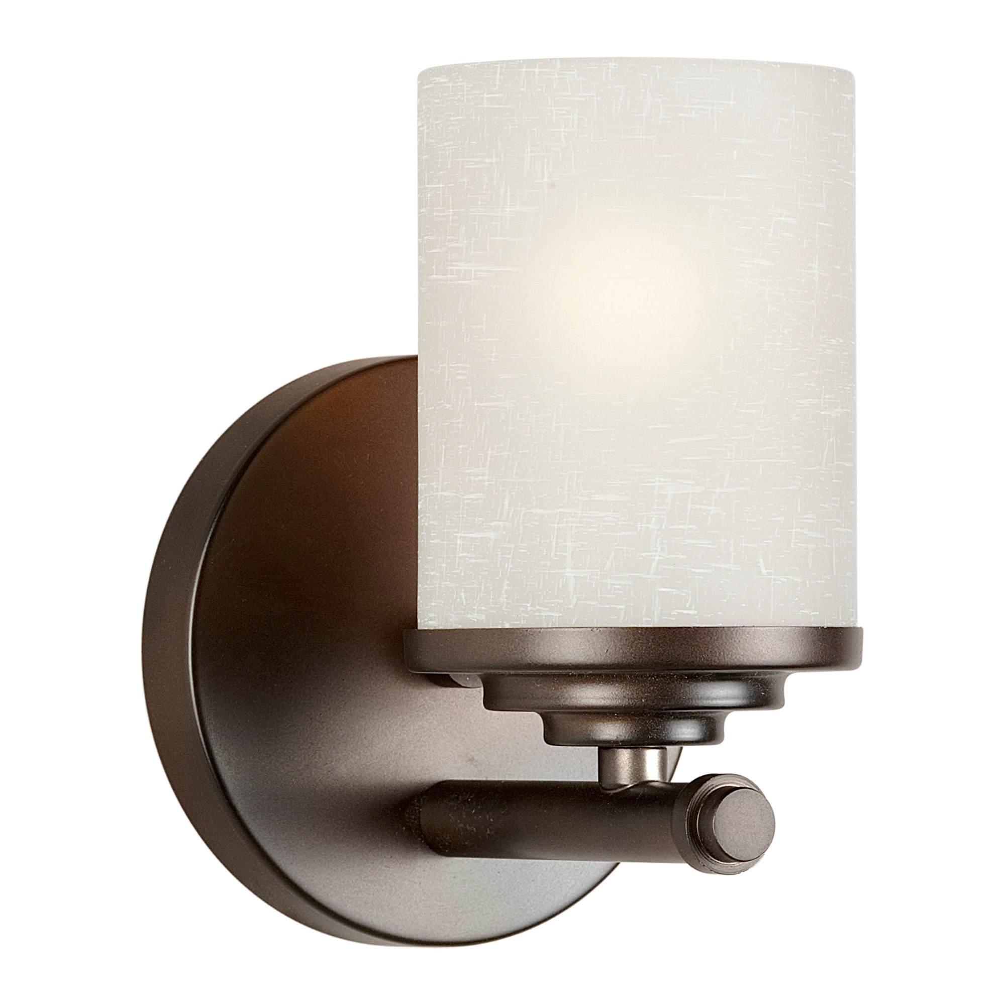 Ames 4.75-in W 1-Light Antique Bronze Modern/Contemporary Incandescent Wall Sconce | - Forte Lighting 5105-01-32