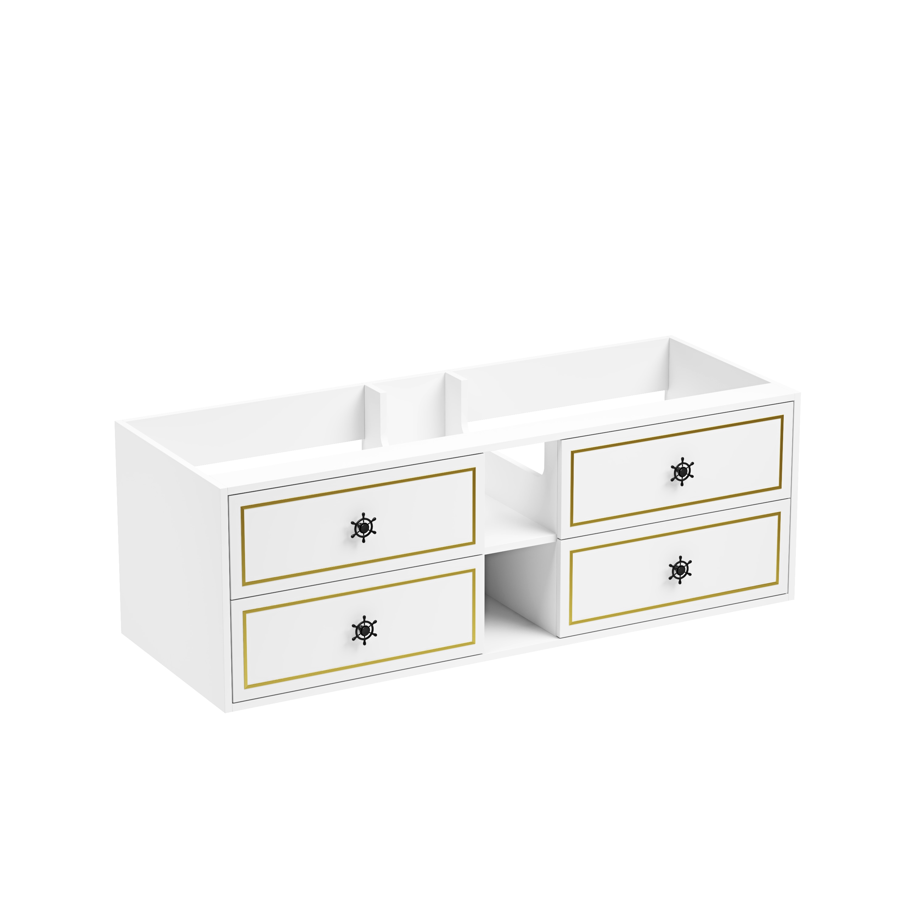 Vacolite KP-9642WH05 23-Inches x 22-Inches x 60-Inches White Bathroom Wall Cabinet