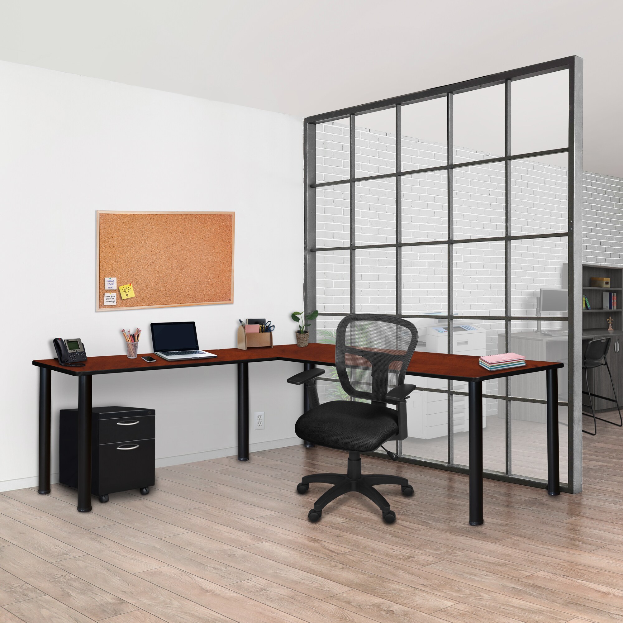 Regency MLSPM602442CHBPBK desks - View #7
