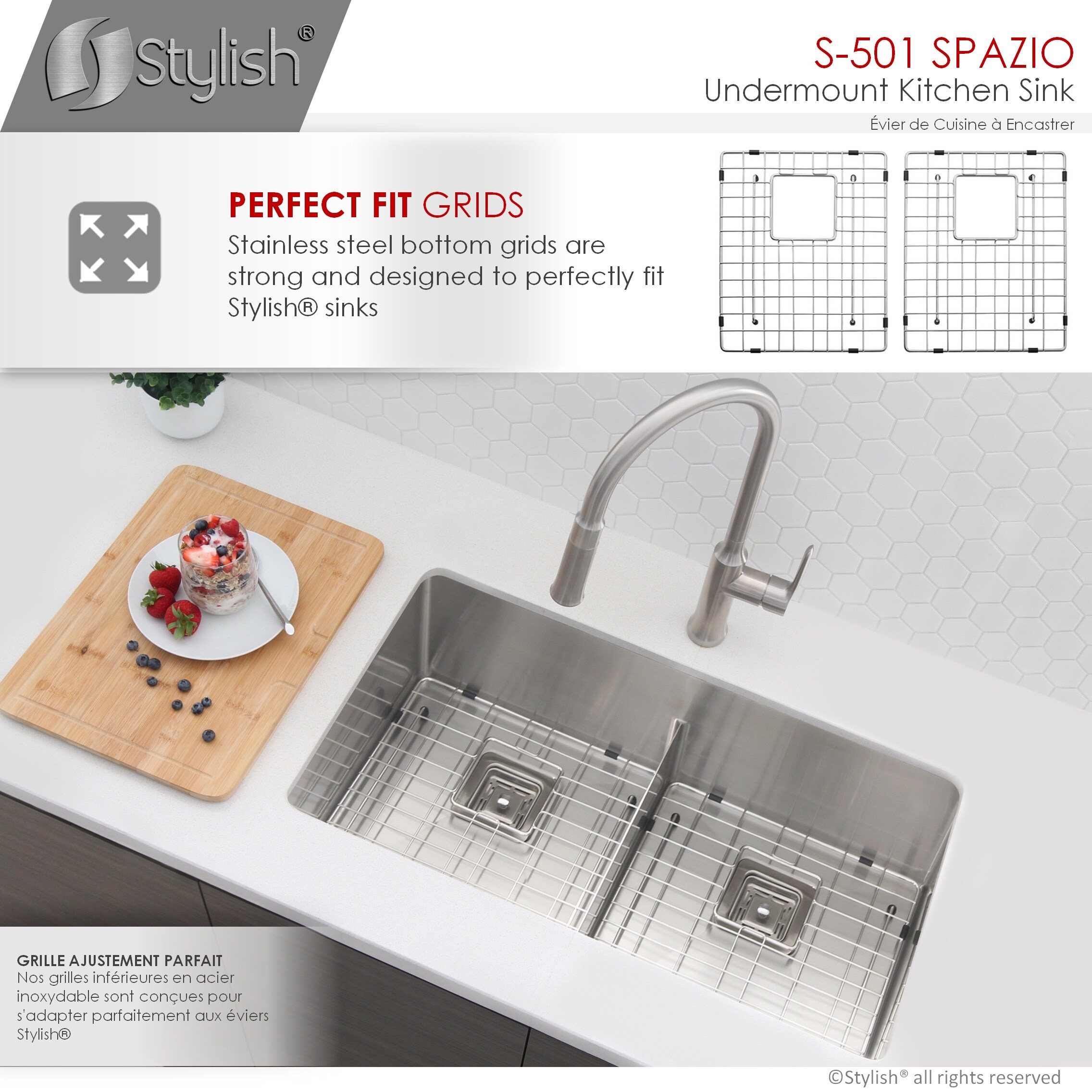 Stylish S-501XG1 Kitchen-Sinks - View #6