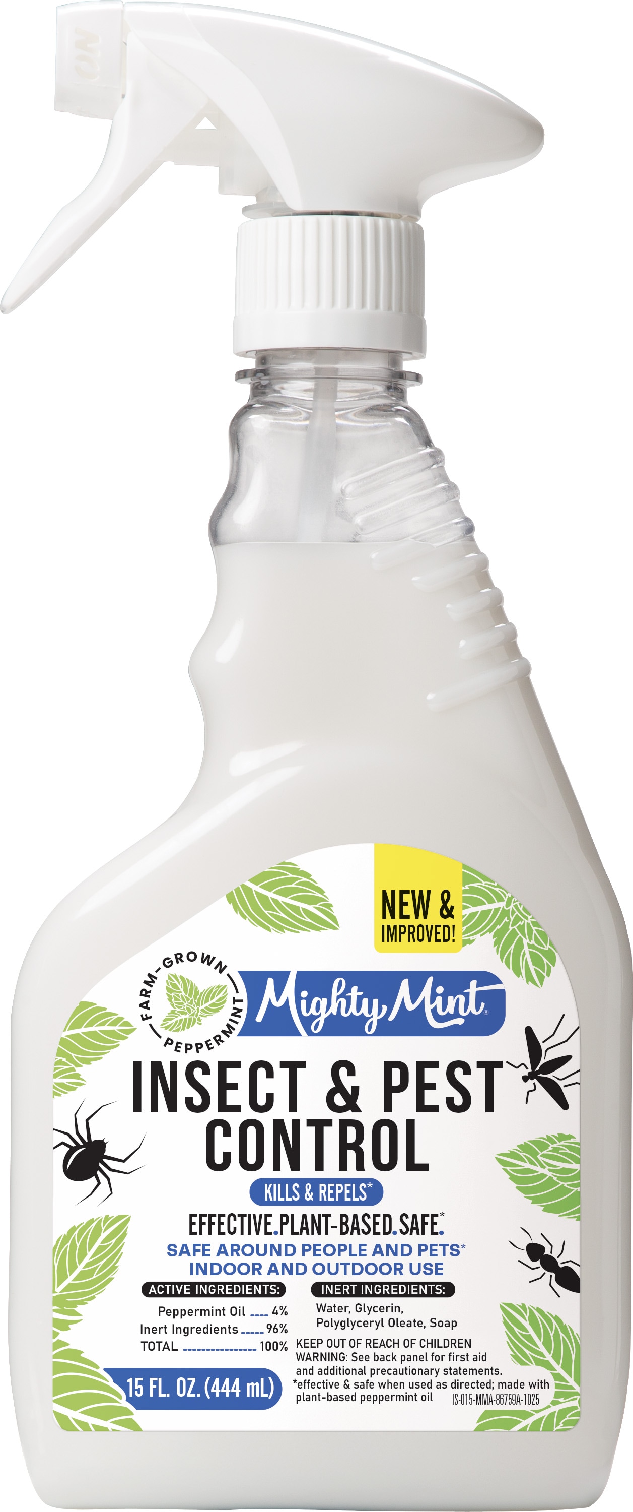 Mighty Mint Insect Peppermint 15 -oz Organic Natural Ready to use Home pest control