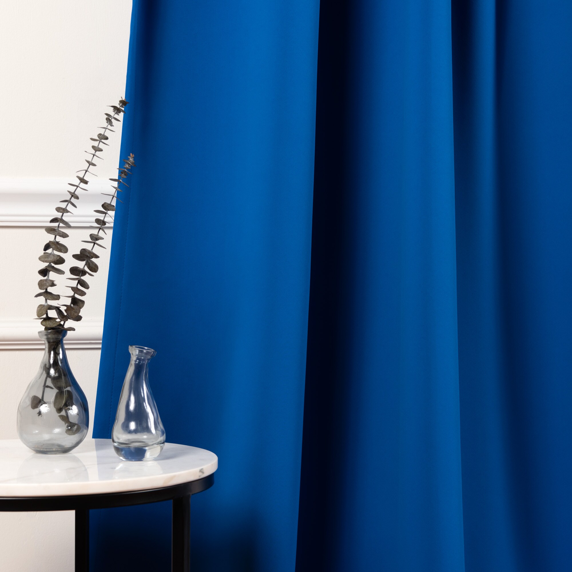 Best Home Fashion SOLID-72-ROYAL.BLUE curtains - View #4