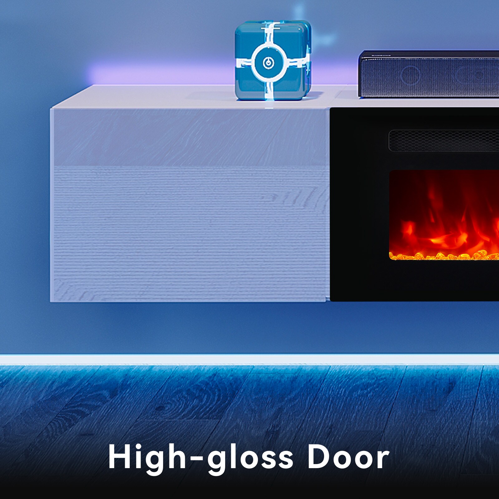 Bapipro TE05A70W Electric-Fireplaces - View #6
