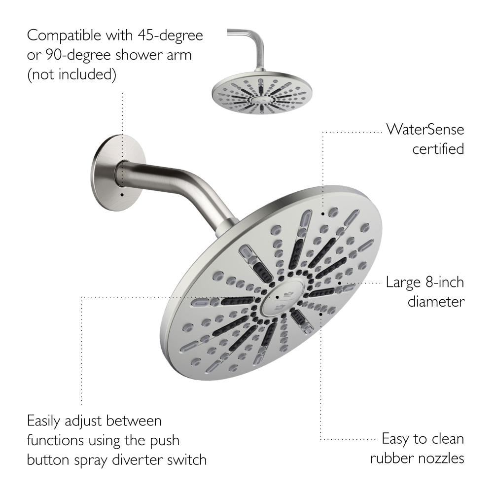 Design House 582718-SN Fixed-Showerhead - View #6