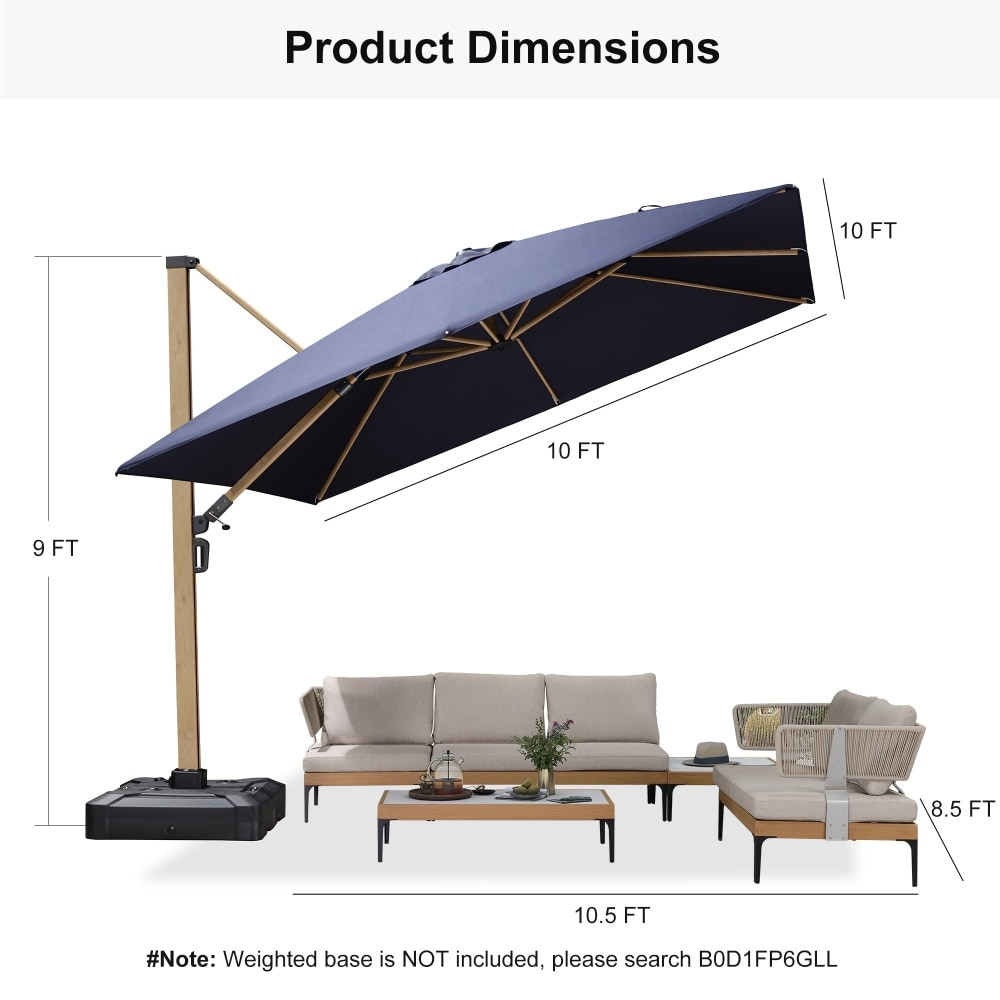 PURPLE LEAF LS06MEB10-NB Umbrellas-2 - View #2