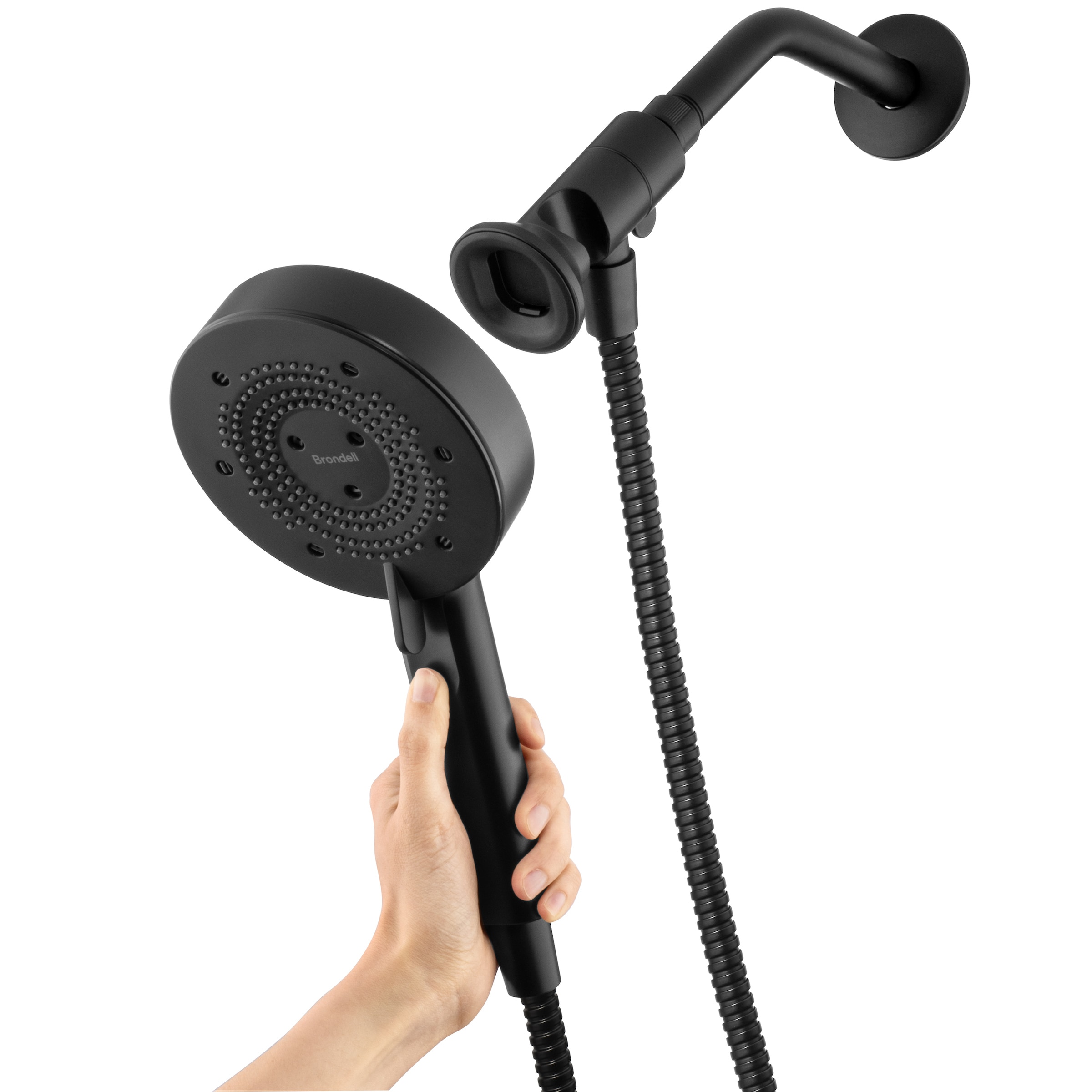 Brondell NE80-HSHNBB-MB Fixed-Showerhead - View #7