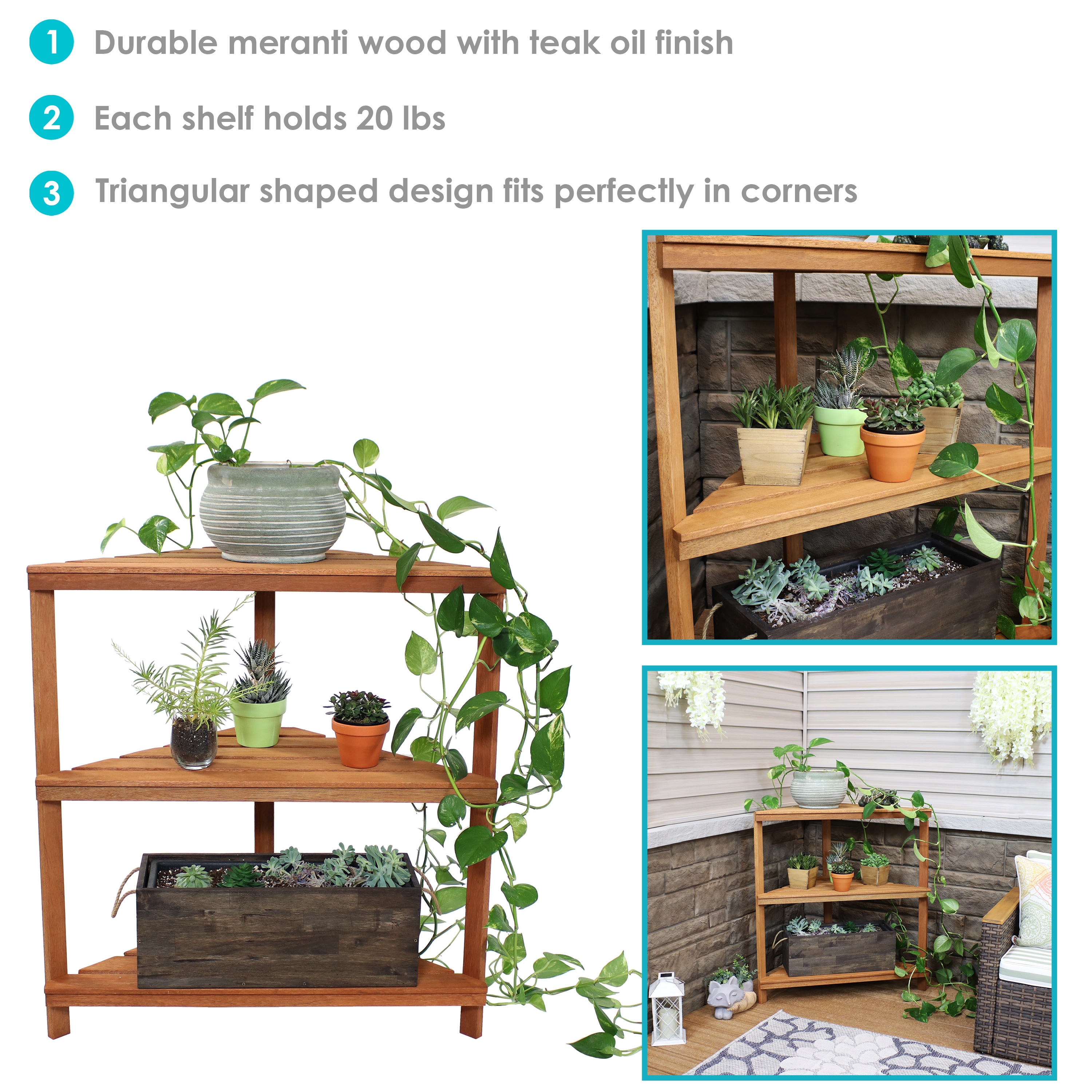 Sunnydaze Decor LAM-646 Plant-Stand - View #7