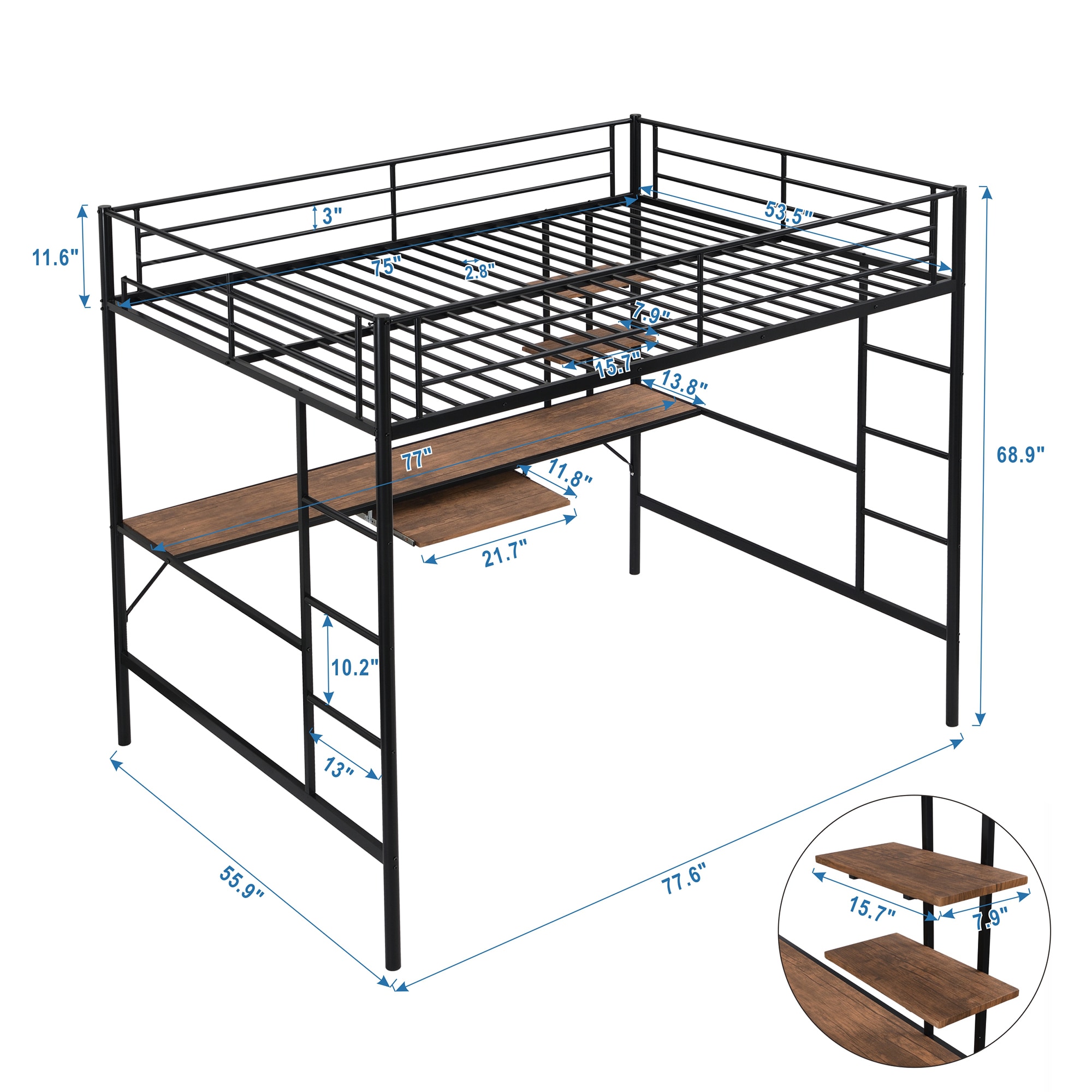 CASAINC WM-SM000223AAB Bunk-Beds - View #12