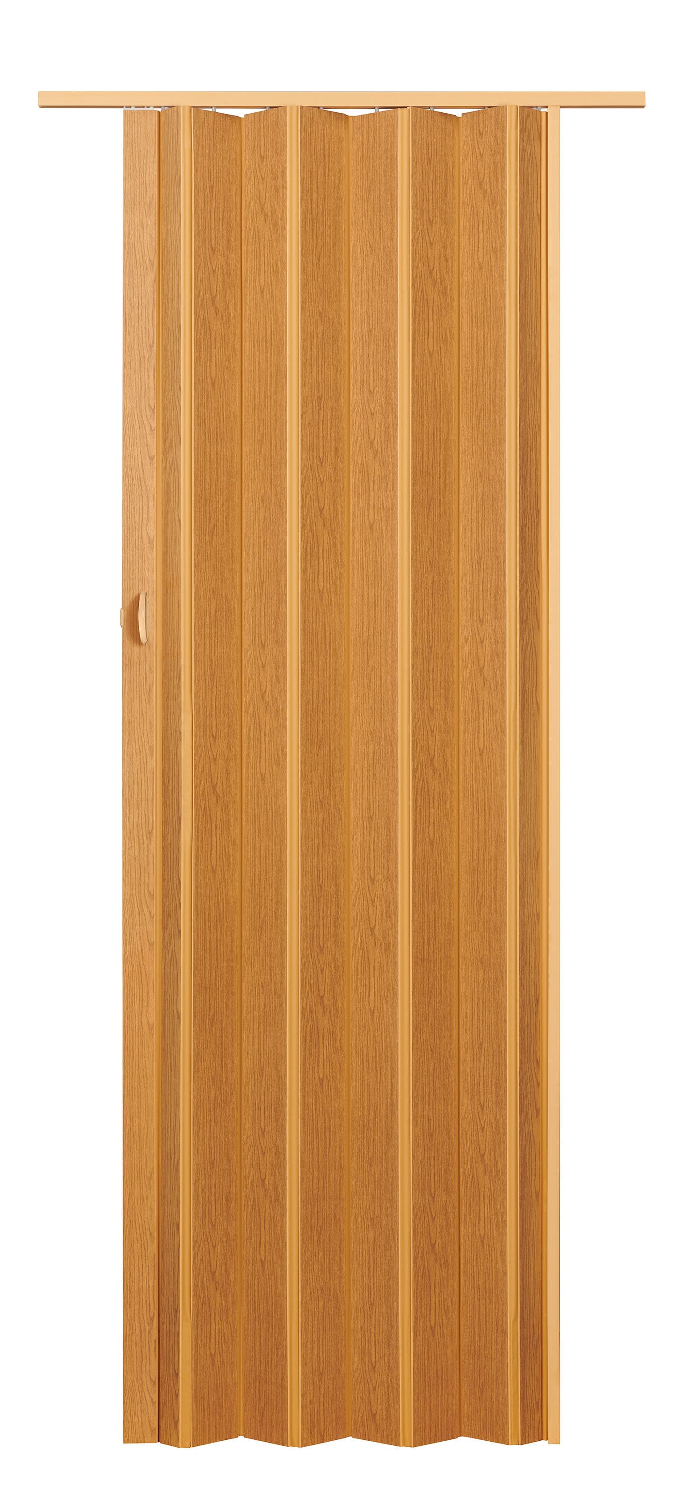 Spectrum HSECHO3280LW Echo 36-in x 80-in Reversible/Universal Handing Light Wood PVC Accordion Door ( Hardware Included )