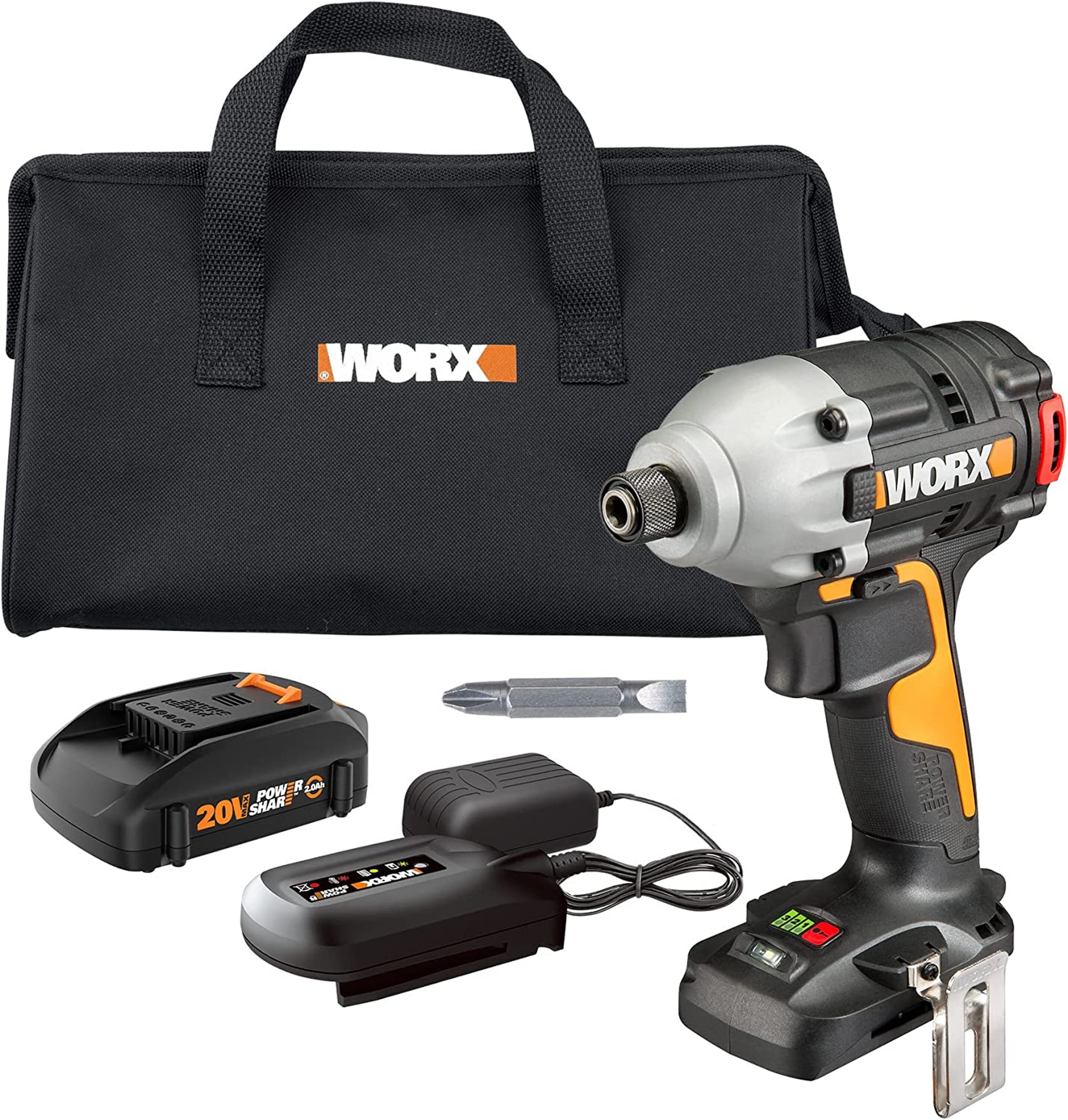 filosofie metriek Handelsmerk WORX Nitro Power Share 20-volt Max 1/4-in Variable Speed Cordless Impact  Driver (1-Battery Included) in the Impact Drivers department at Lowes.com