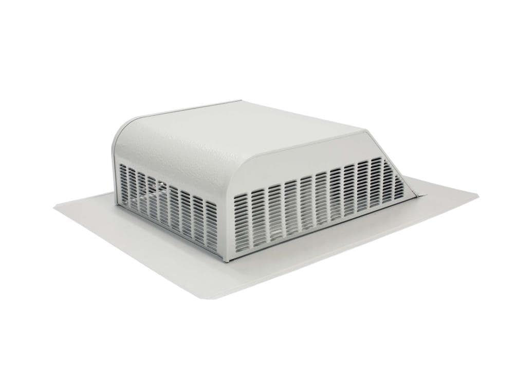 Air Vent 85281 Gray Aluminum Slant-back Roof Louver